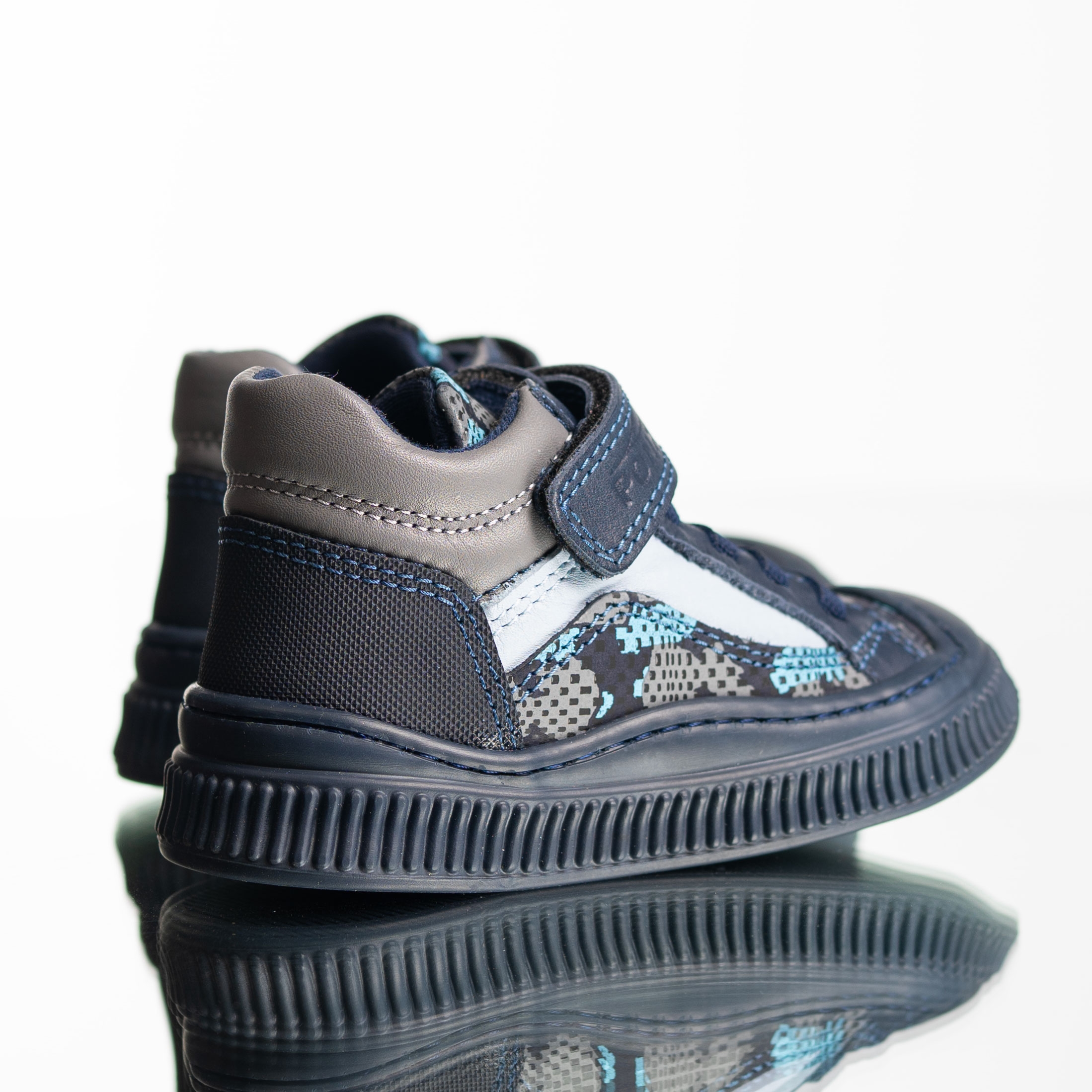 Детски боти PONKI Shine Dark Blue №21-25