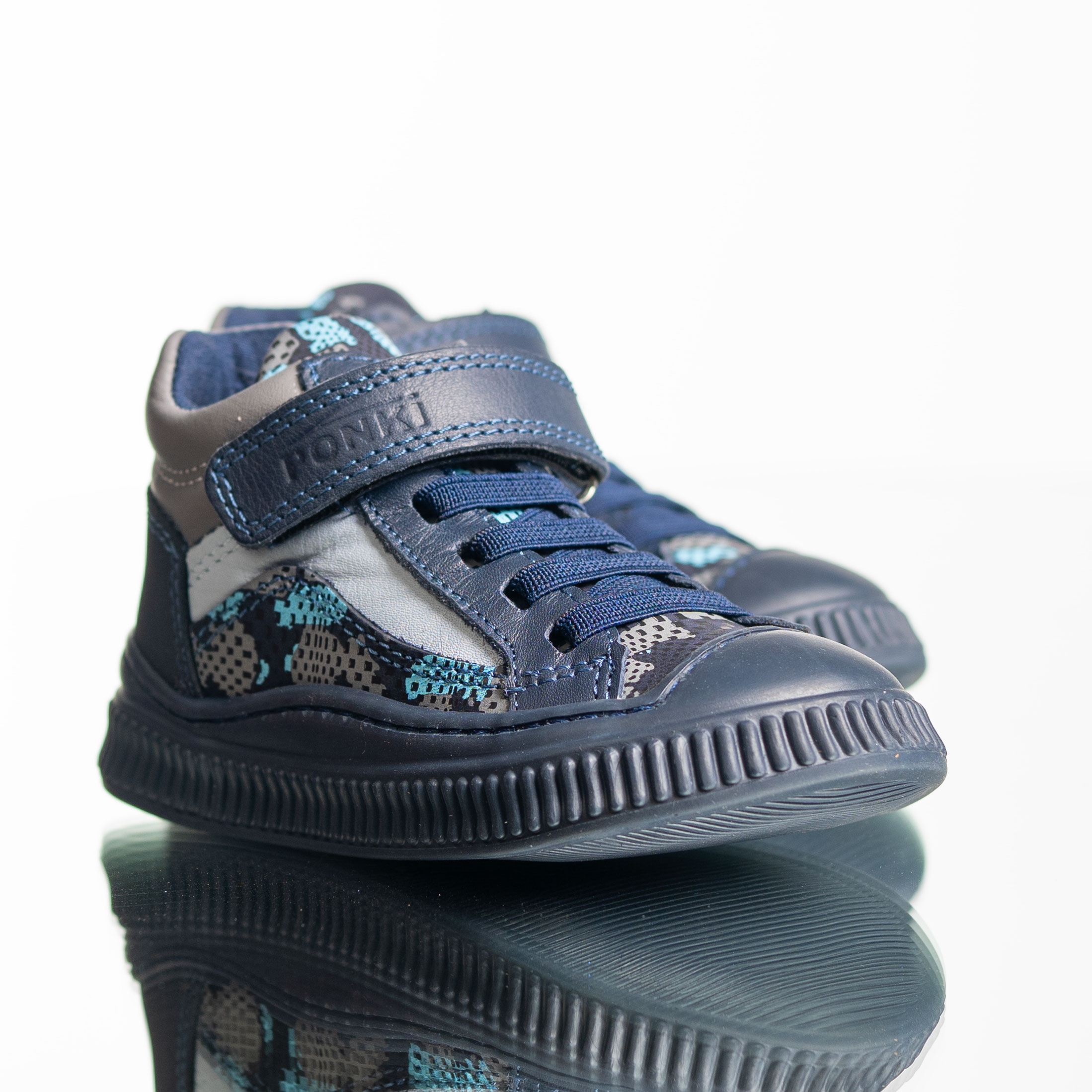 Детски боти PONKI Shine Dark Blue №21-25