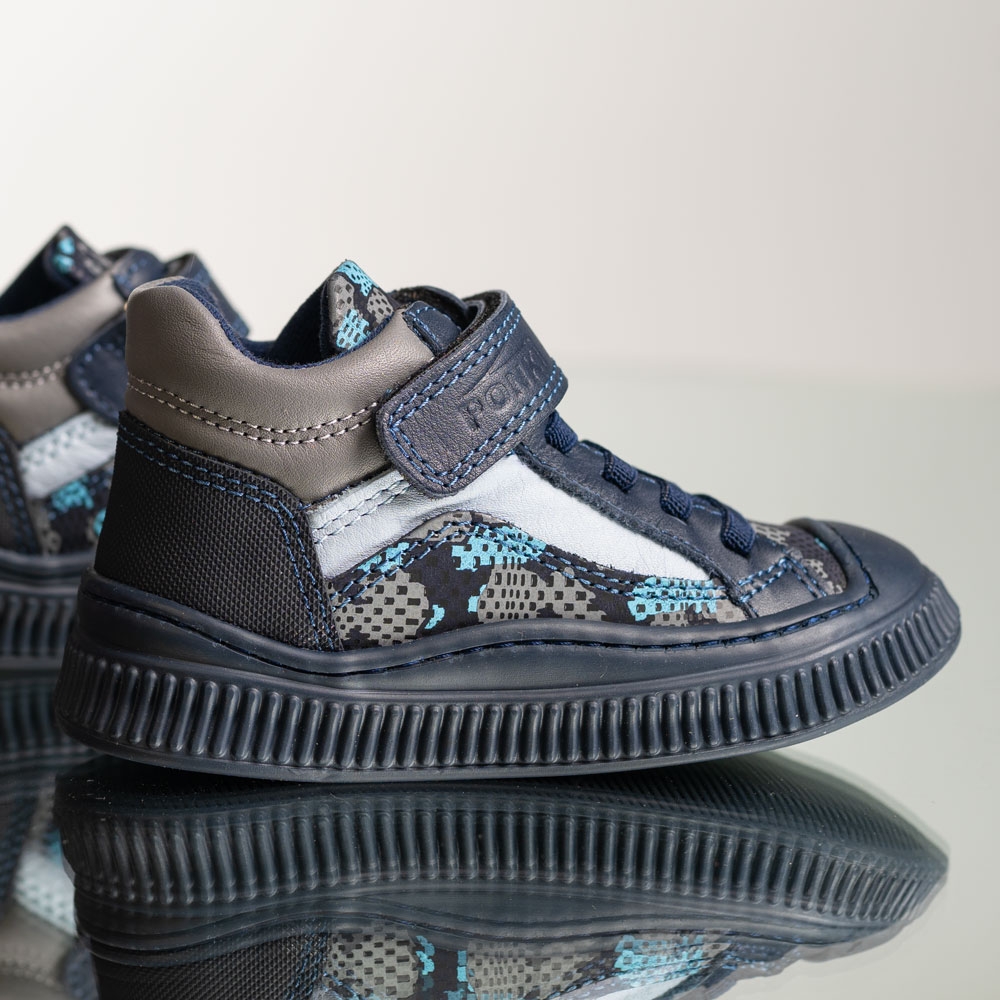 Детски боти PONKI Shine Dark Blue №21-25