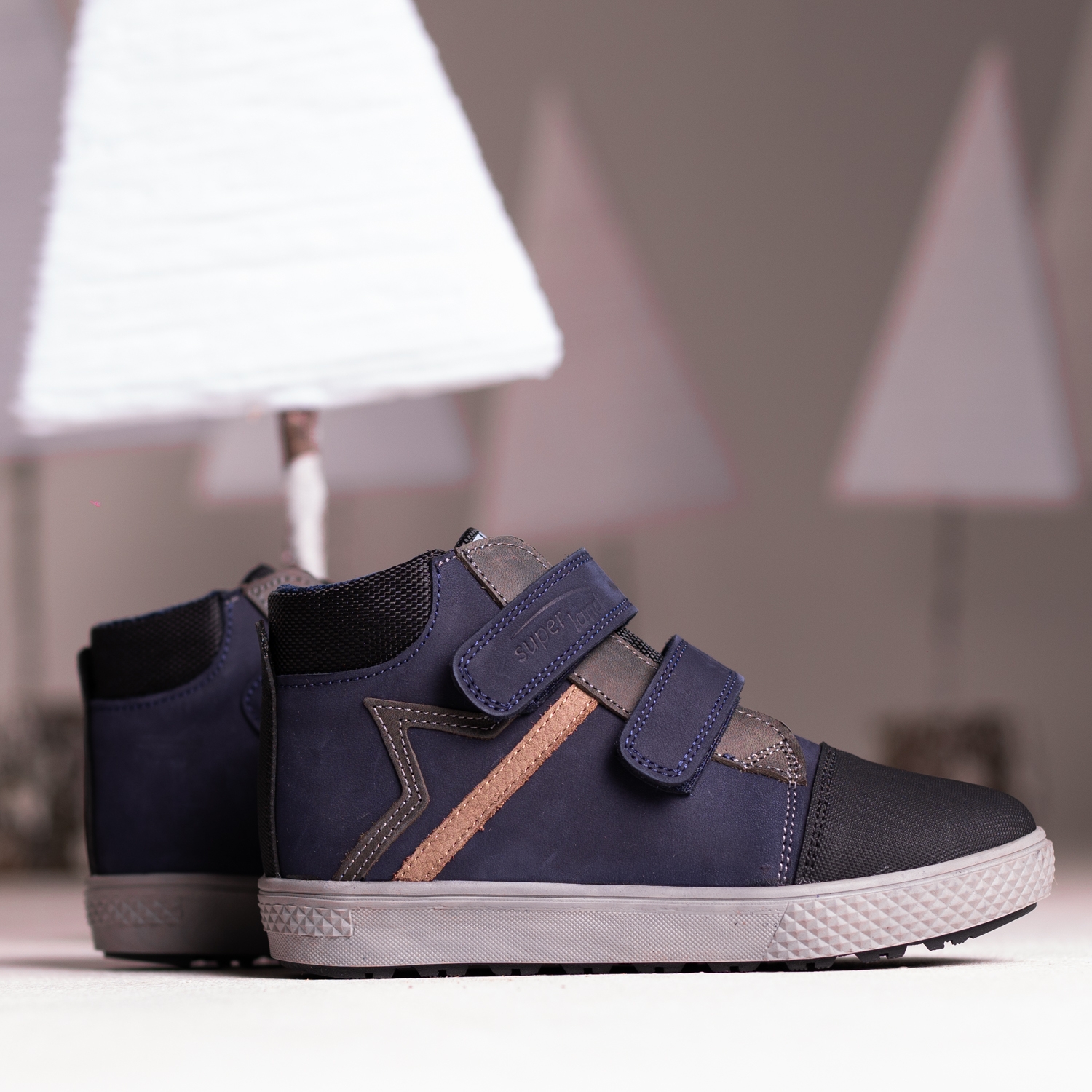 Детски боти PONKI Taric Darkblue №31-36
