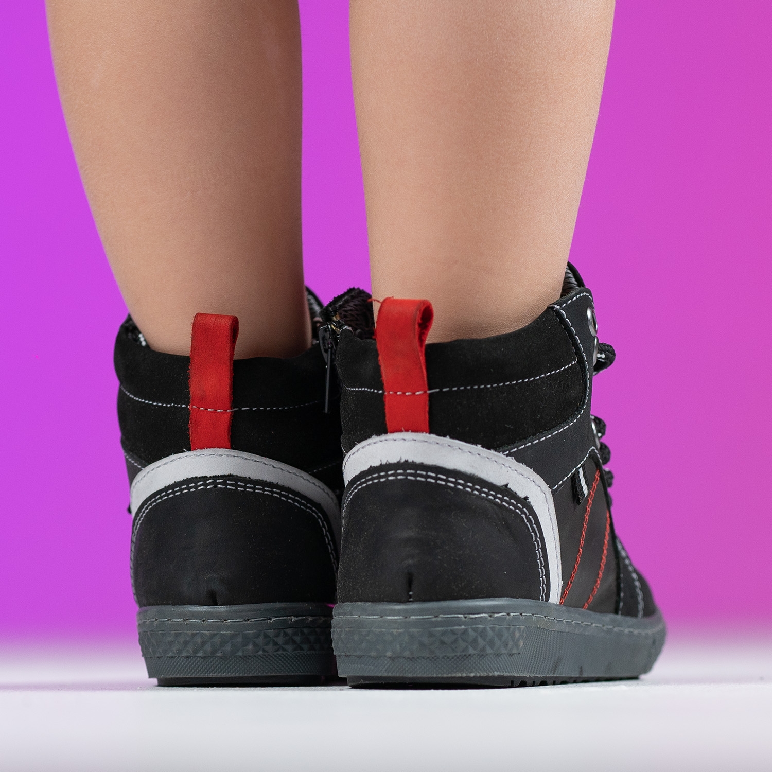 Детски боти PONKI TARKO BLACK №26-30