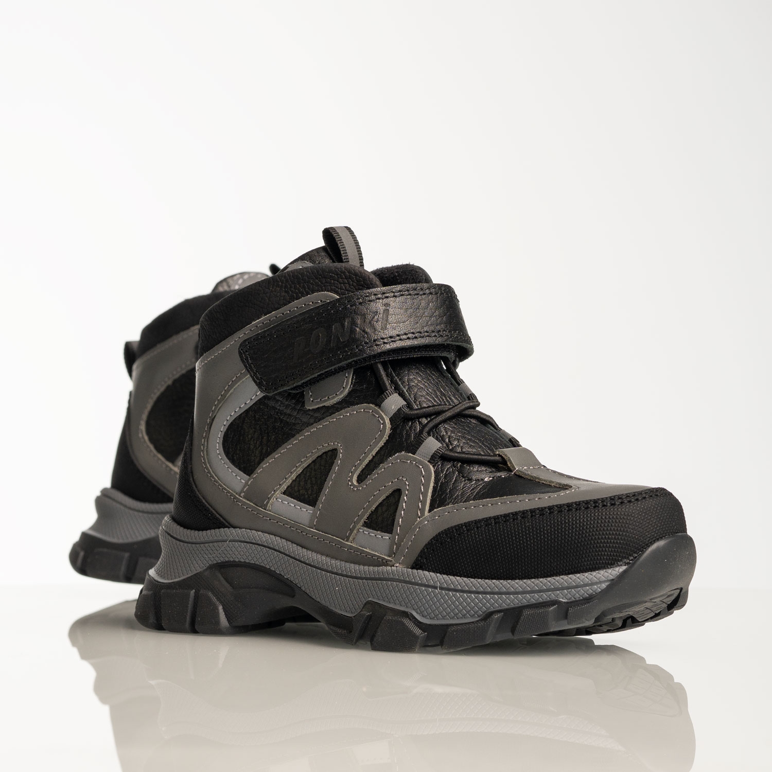 Детски боти PONKI THUNDRA BLACK №26-30