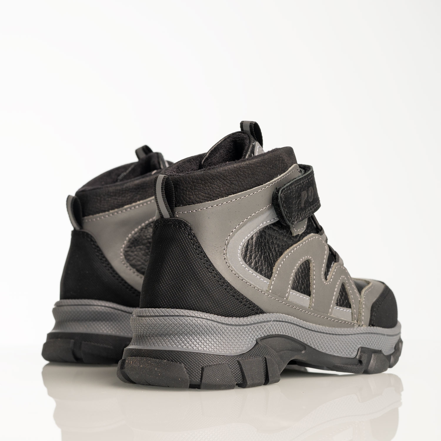 Детски боти PONKI THUNDRA BLACK №26-30
