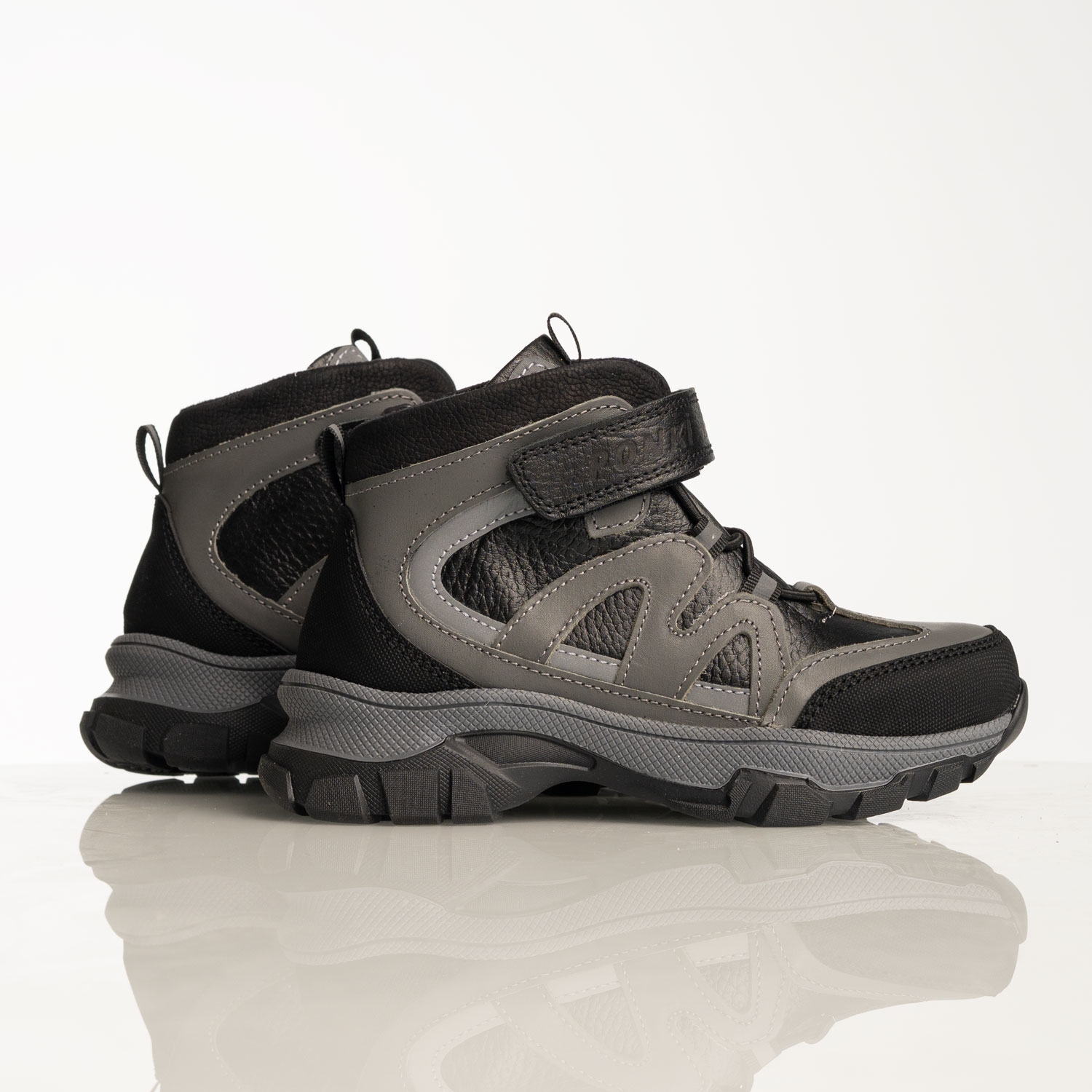 Детски боти PONKI THUNDRA BLACK №26-30