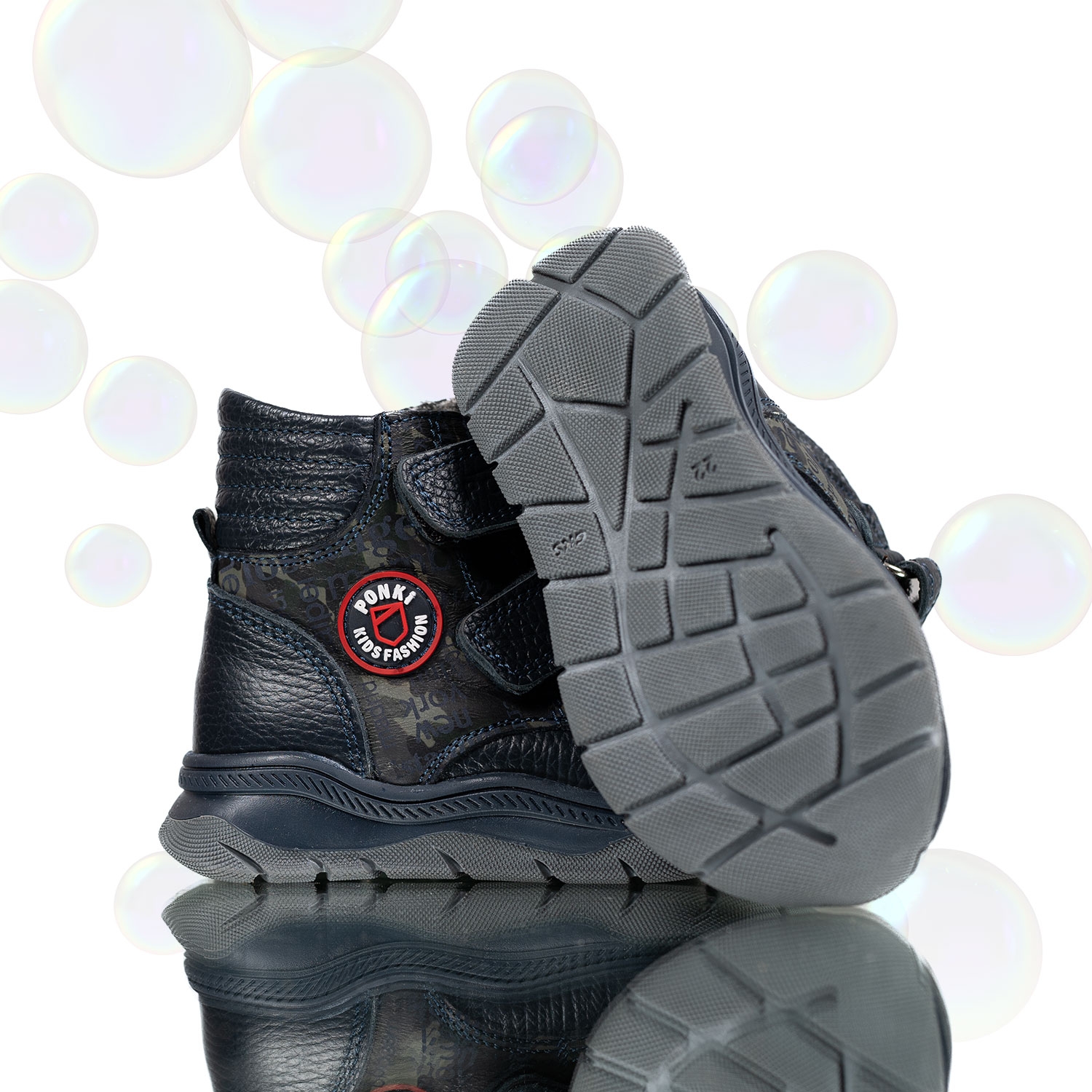 Детски боти PONKI Warrior Darkblue 21-25