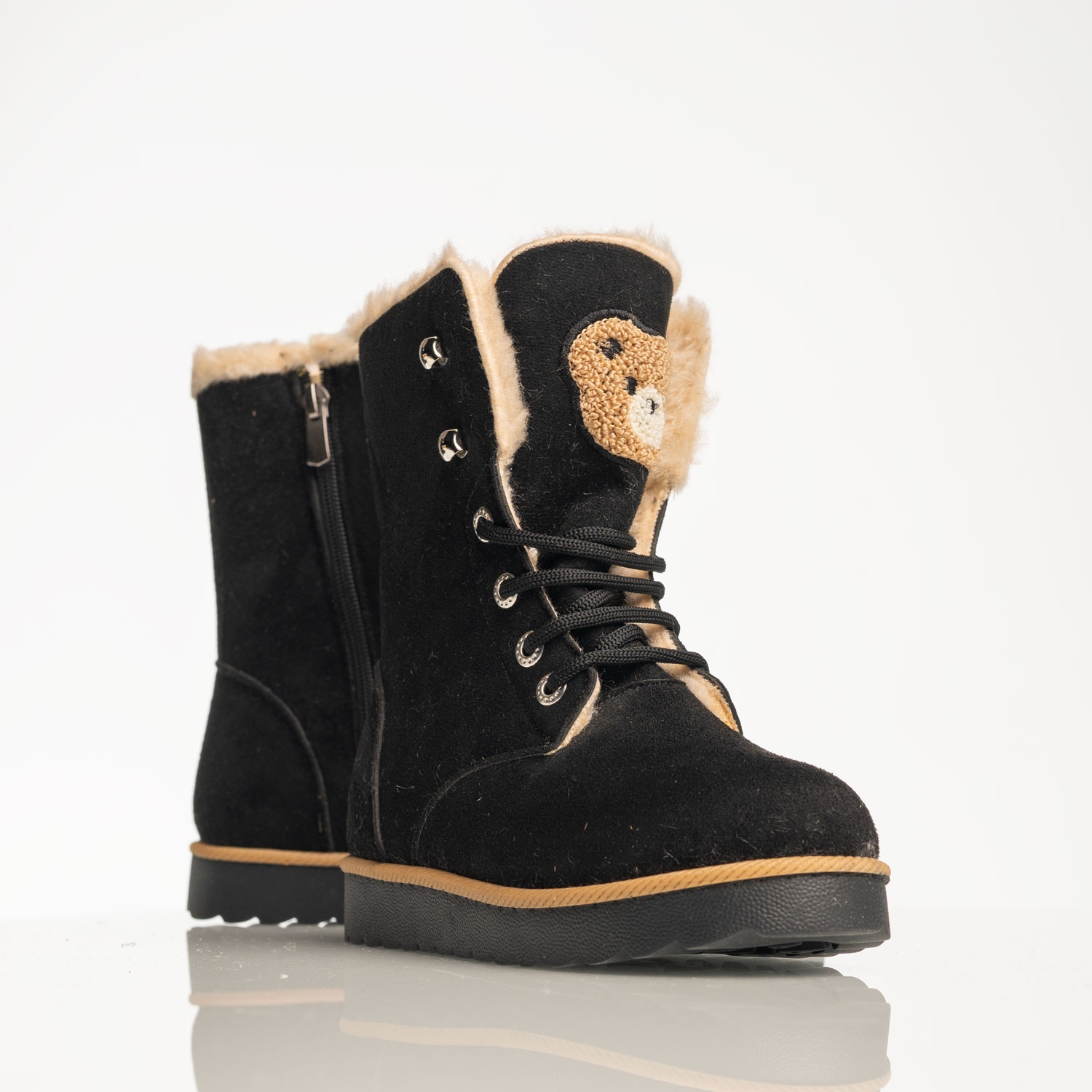 Детски ботуши PONKI Bear Black №31-36