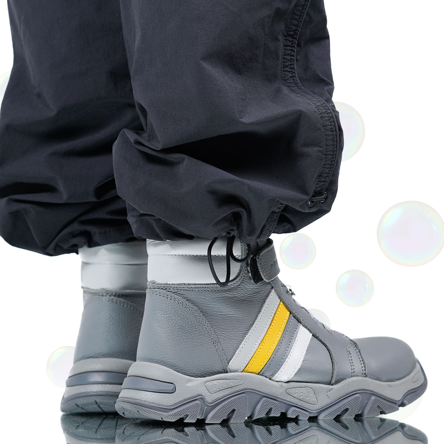 Детски ботуши PONKI CHIZUN GREY №31-36