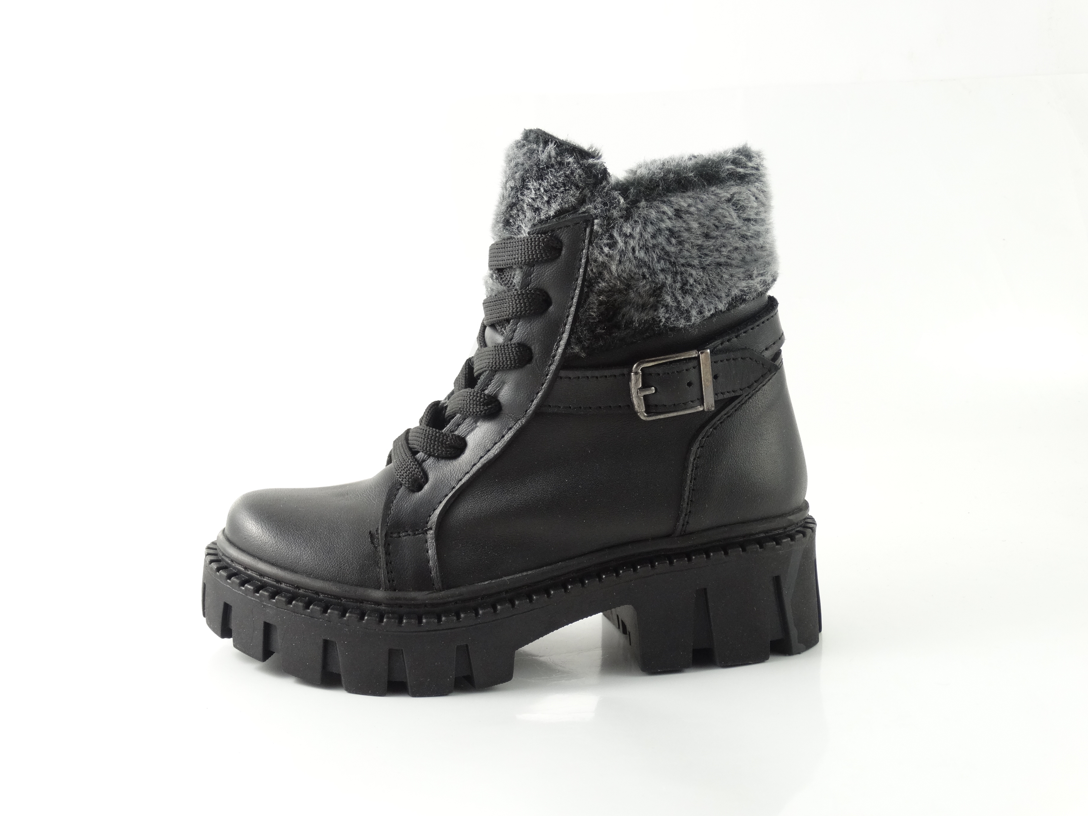 Детски Ботуши PONKI FLUFFY Black №26-30