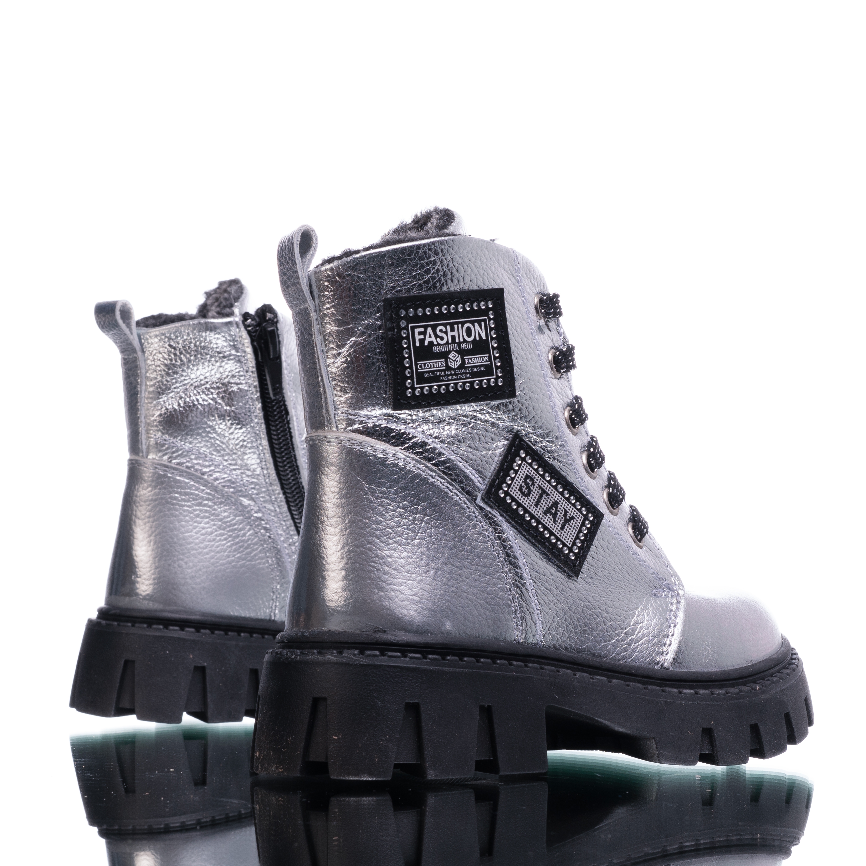 Детски ботуши PONKI Walle Silver Fashion №26-30