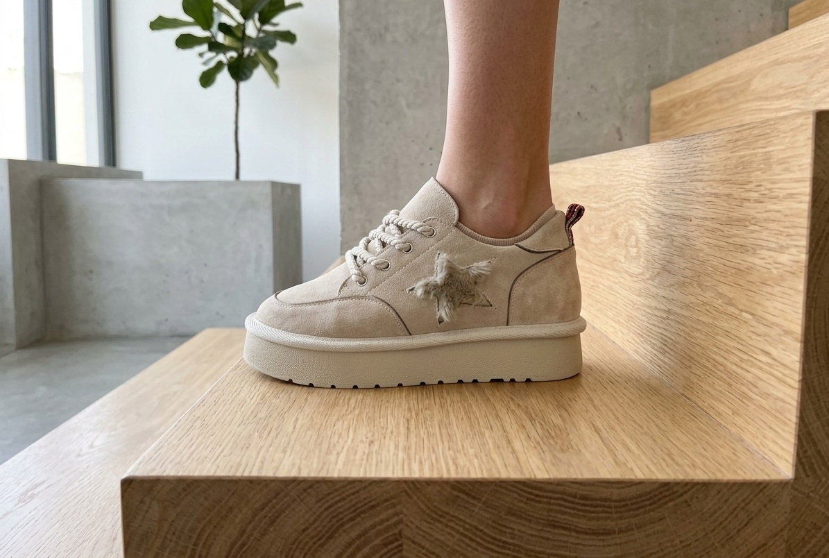 Детски кецки PONKI VOYAGE BEIGE №31-35