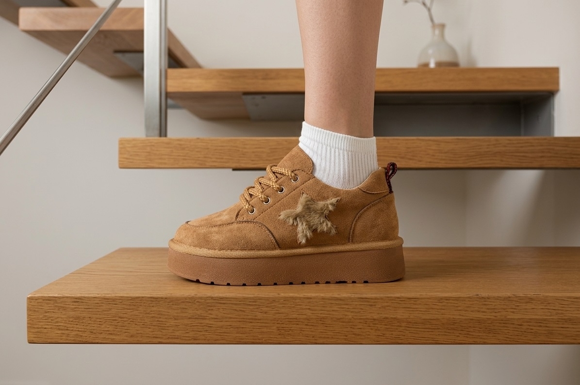 Детски кецки PONKI VOYAGE BROWN №31-35