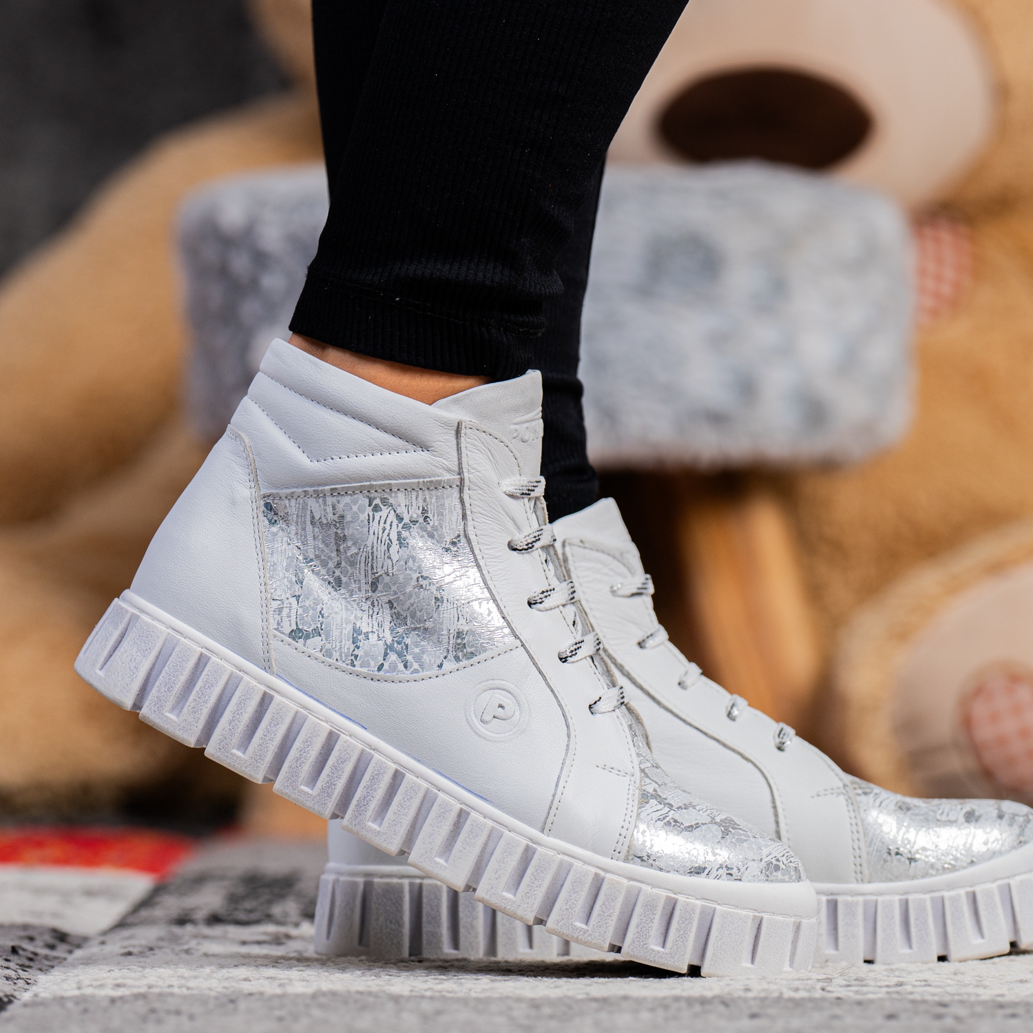 Детски кецове PONKI Maiden White  №31-36