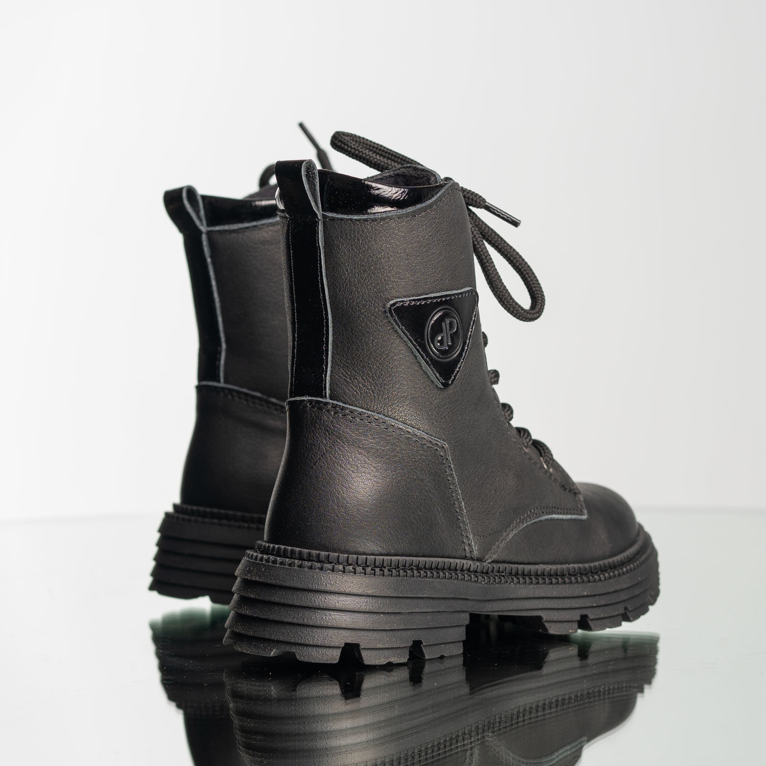 Детски кубинки PONKI ICON BLACK BLACK №31-36