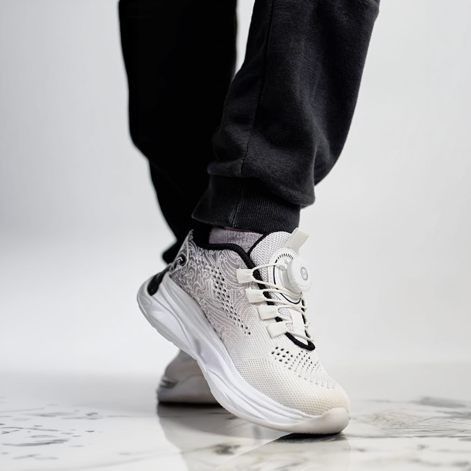 Детски летни маратонки PONKI White-Black №26-30
