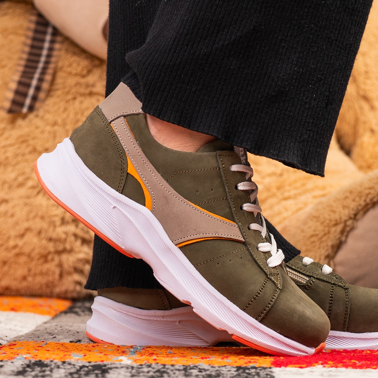 Детски маратонки PONKI Splint Khaki №31-35