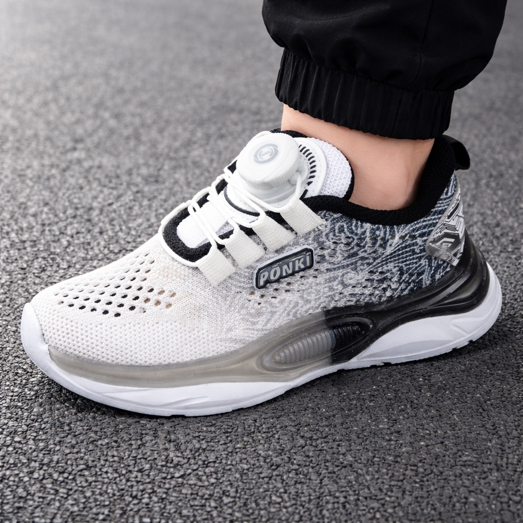 Детски маратонки PONKI White-Black №31-36