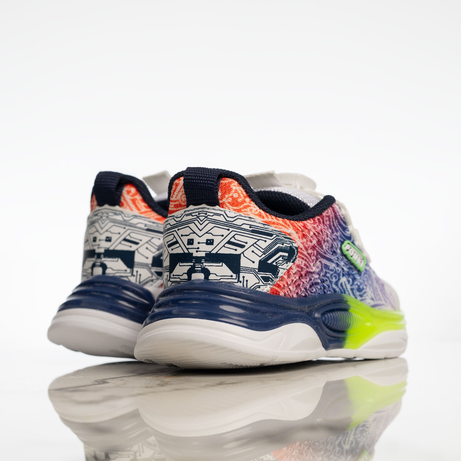 Детски маратонки PONKI White-Navy №26-30