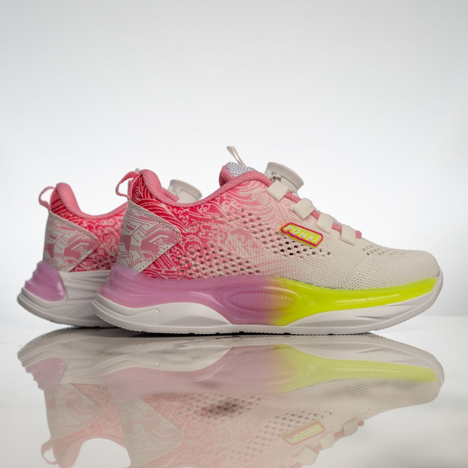 Детски маратонки PONKI White-Pink №31-36