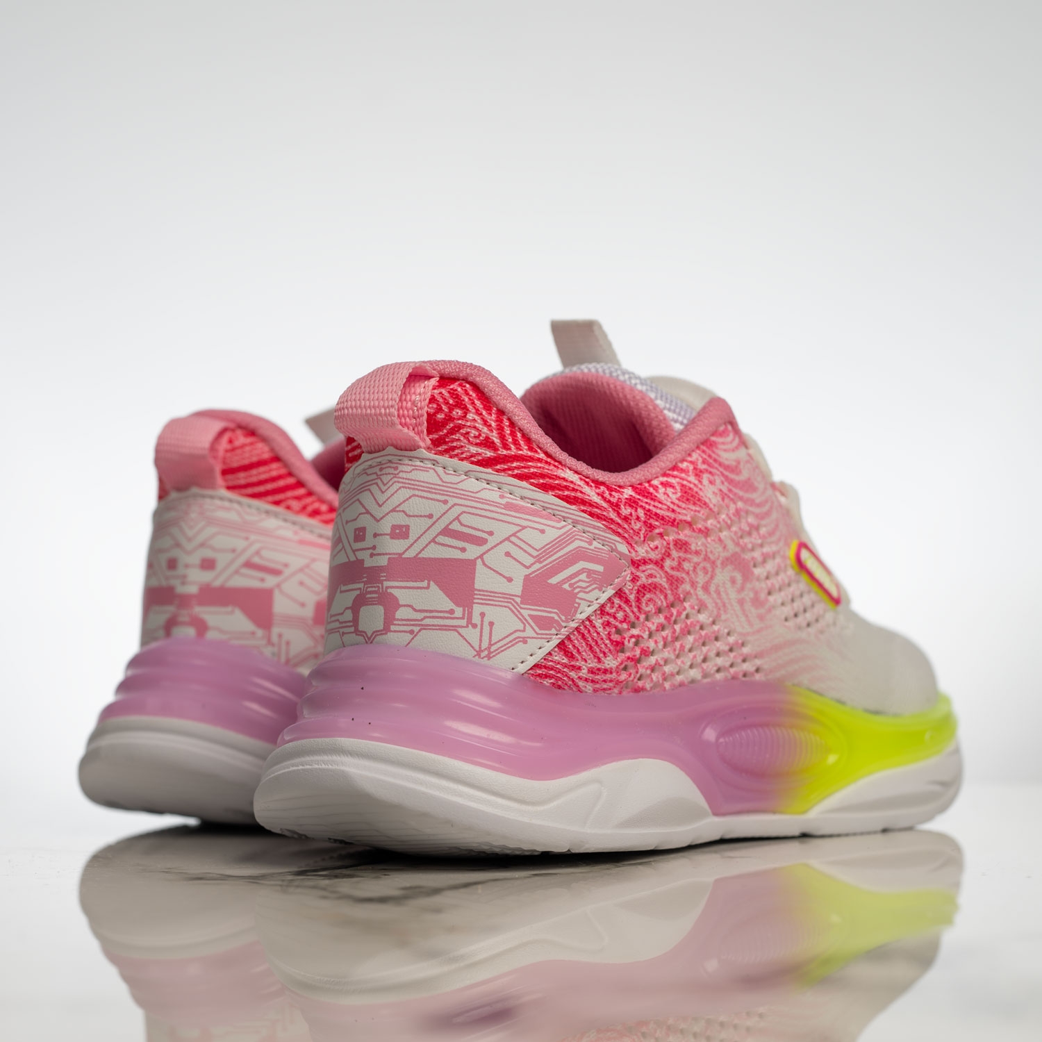 Детски маратонки PONKI White-Pink №31-36