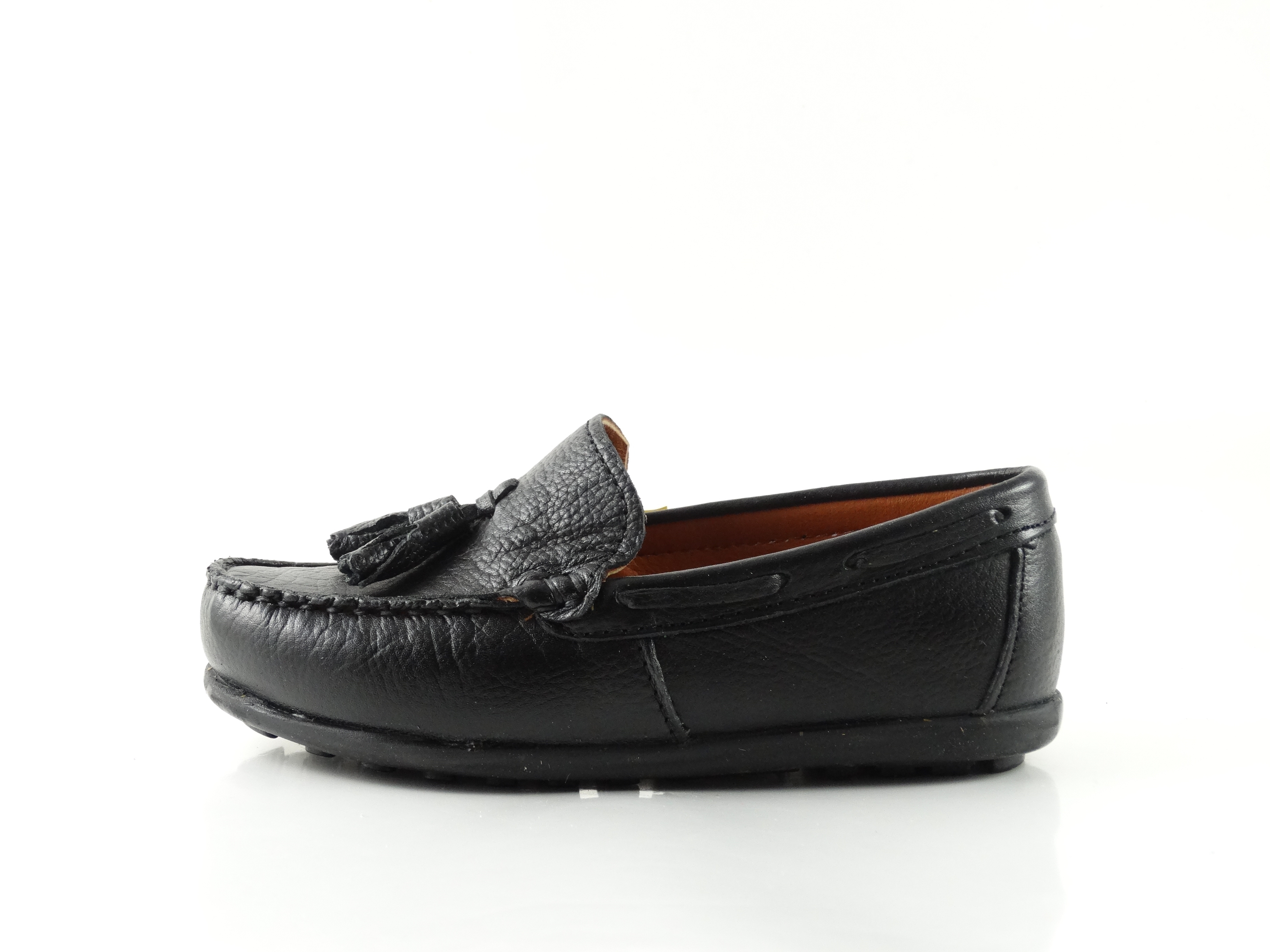 Детски мокасини PONKI ELEGANTE BLACK №26-30