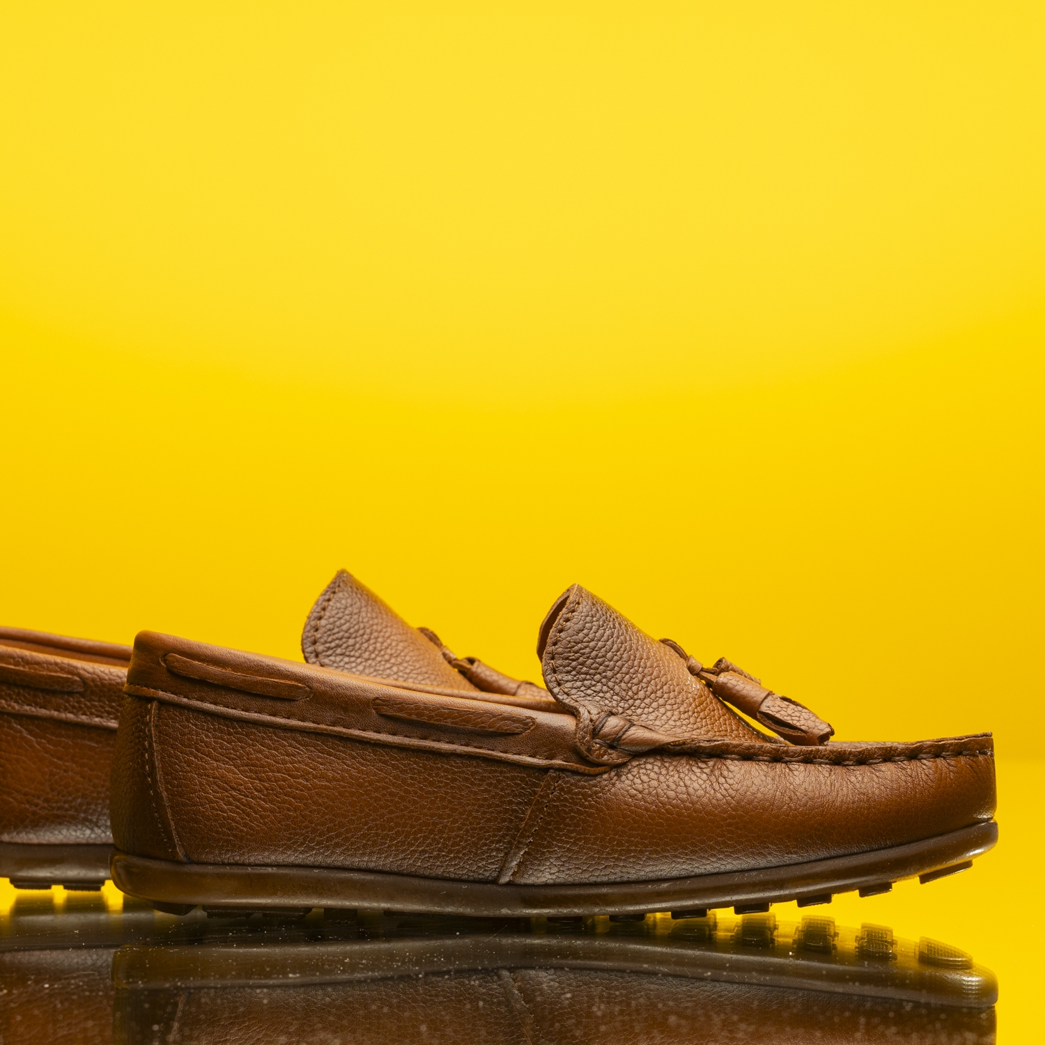 Детски мокасини PONKI ELEGANTE BROWN №26-30