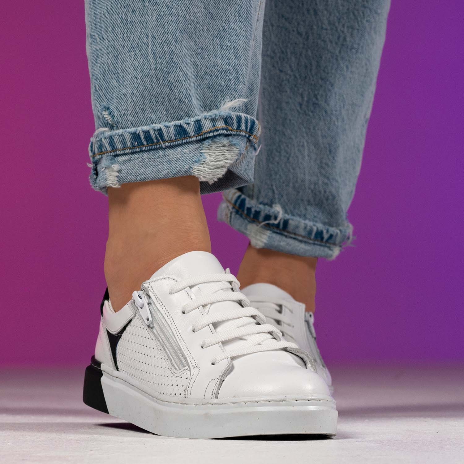 Детски обувки PONKI Elegento White-Black №31-36