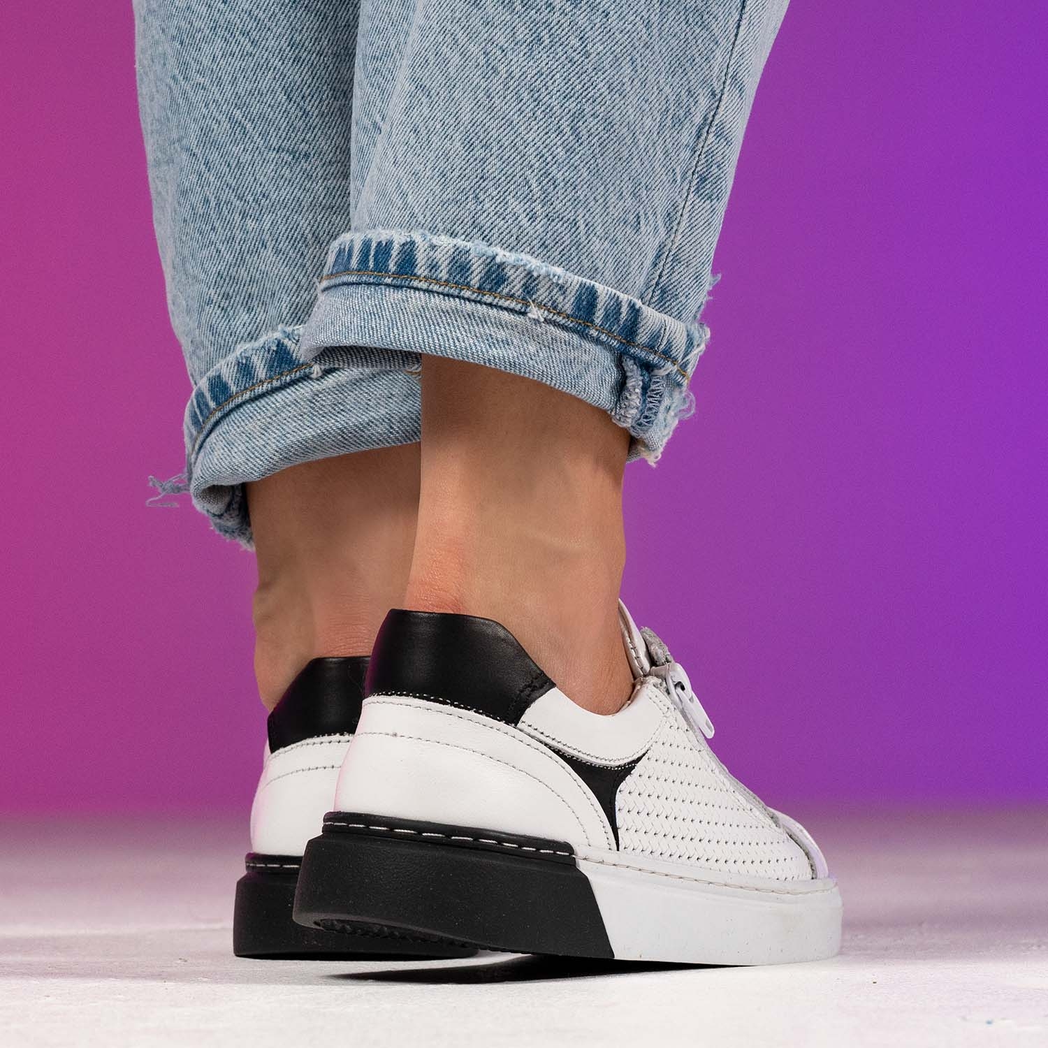 Детски обувки PONKI Elegento White-Black №31-36