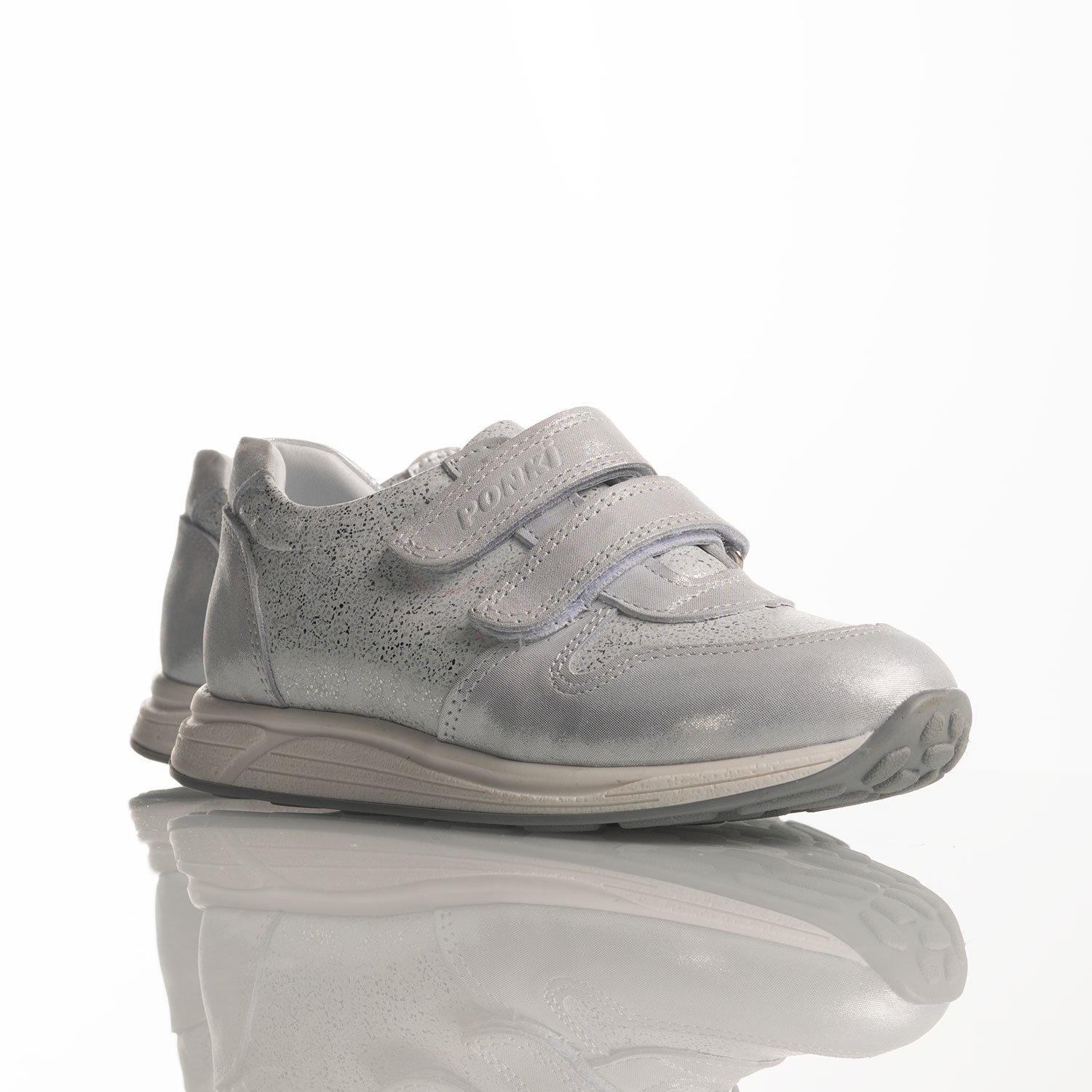 Детски обувки PONKI Split Silver №26-30