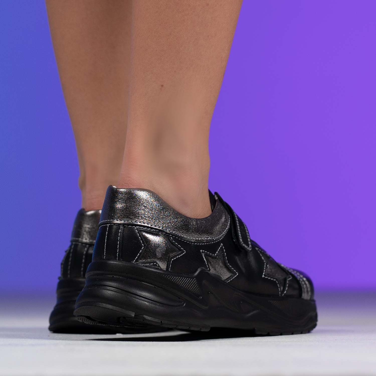 Детски обувки PONKI STARFALL BLACK №26-30