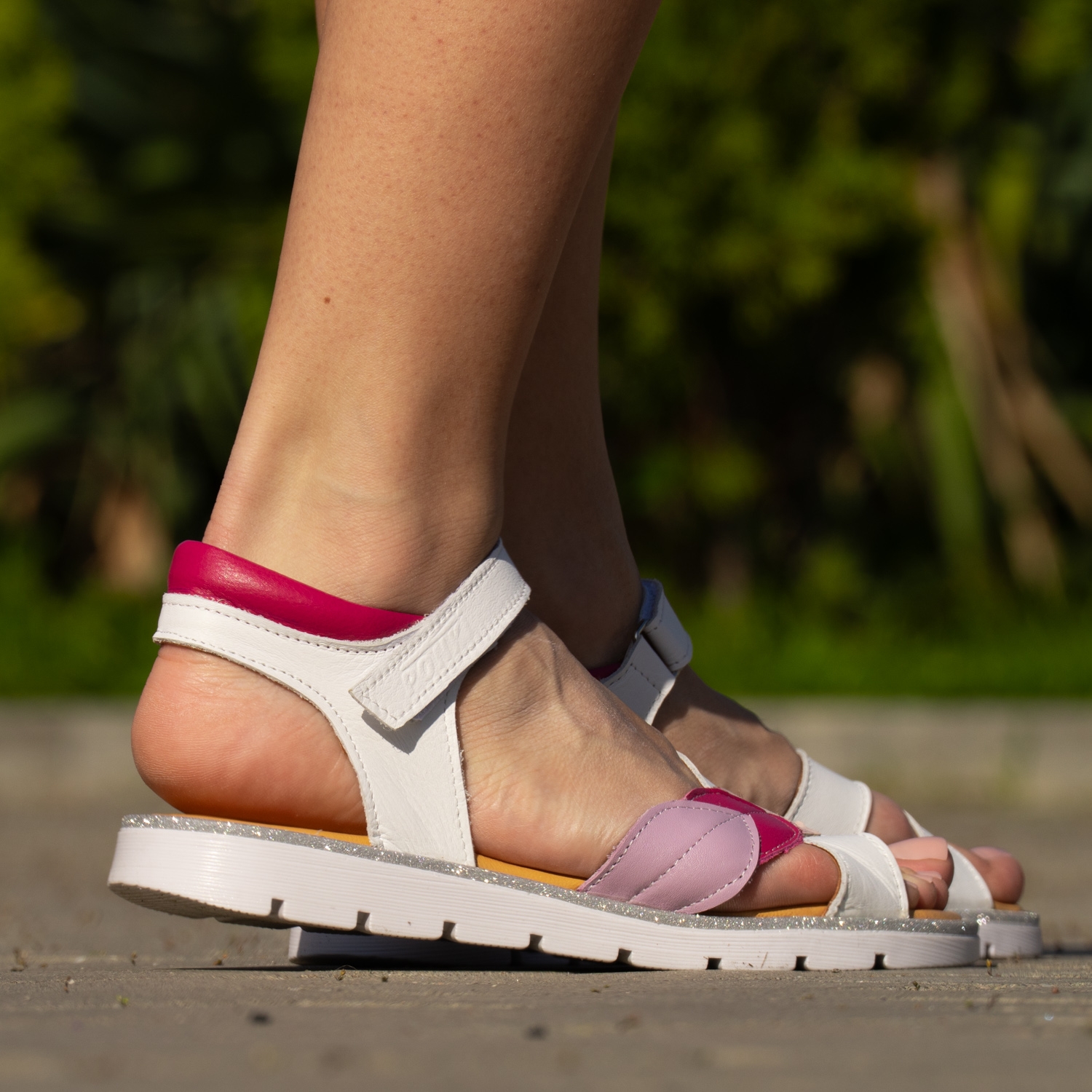 Детски сандали PONKI Amilia White №31-36