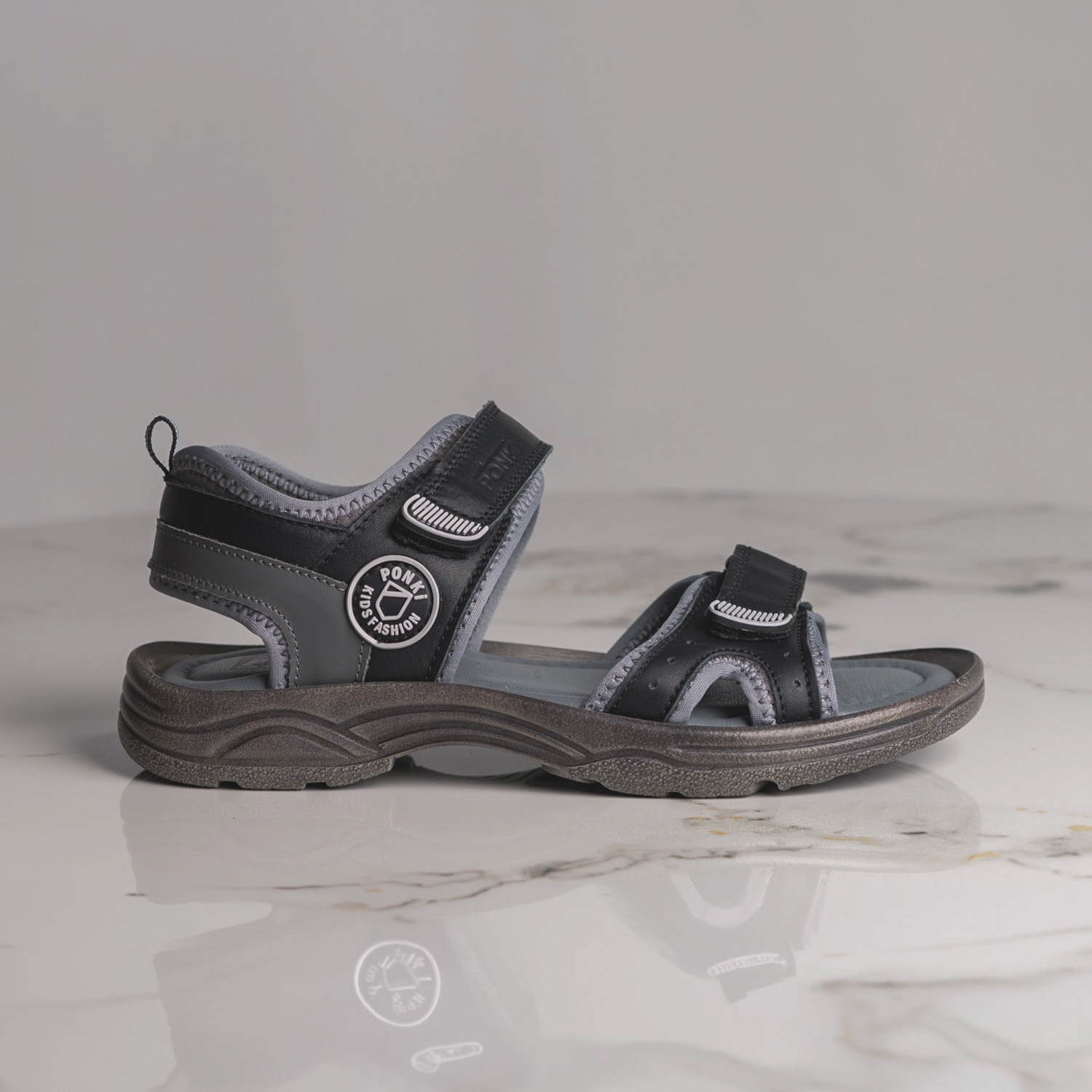 Детски сандали PONKI Cloudy Black №26-30