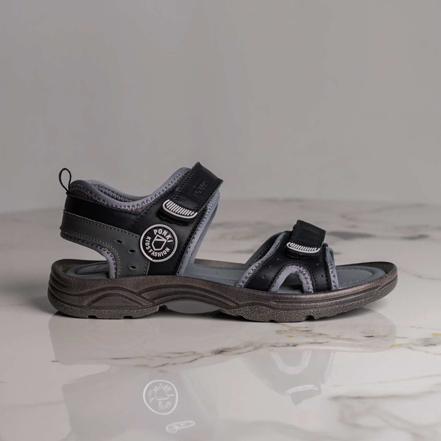 Детски сандали PONKI Cloudy Black №31-36