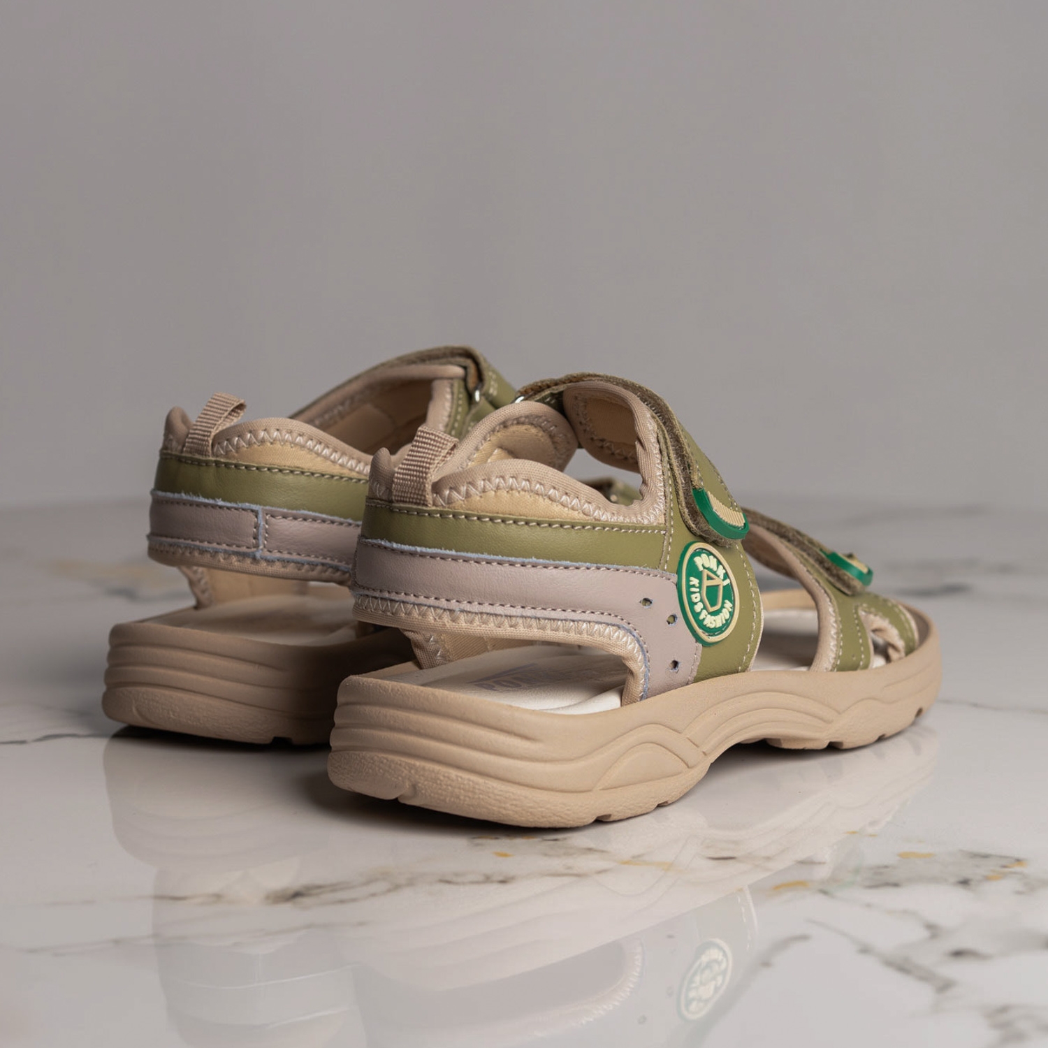 Детски сандали PONKI Cloudy Green №31-36