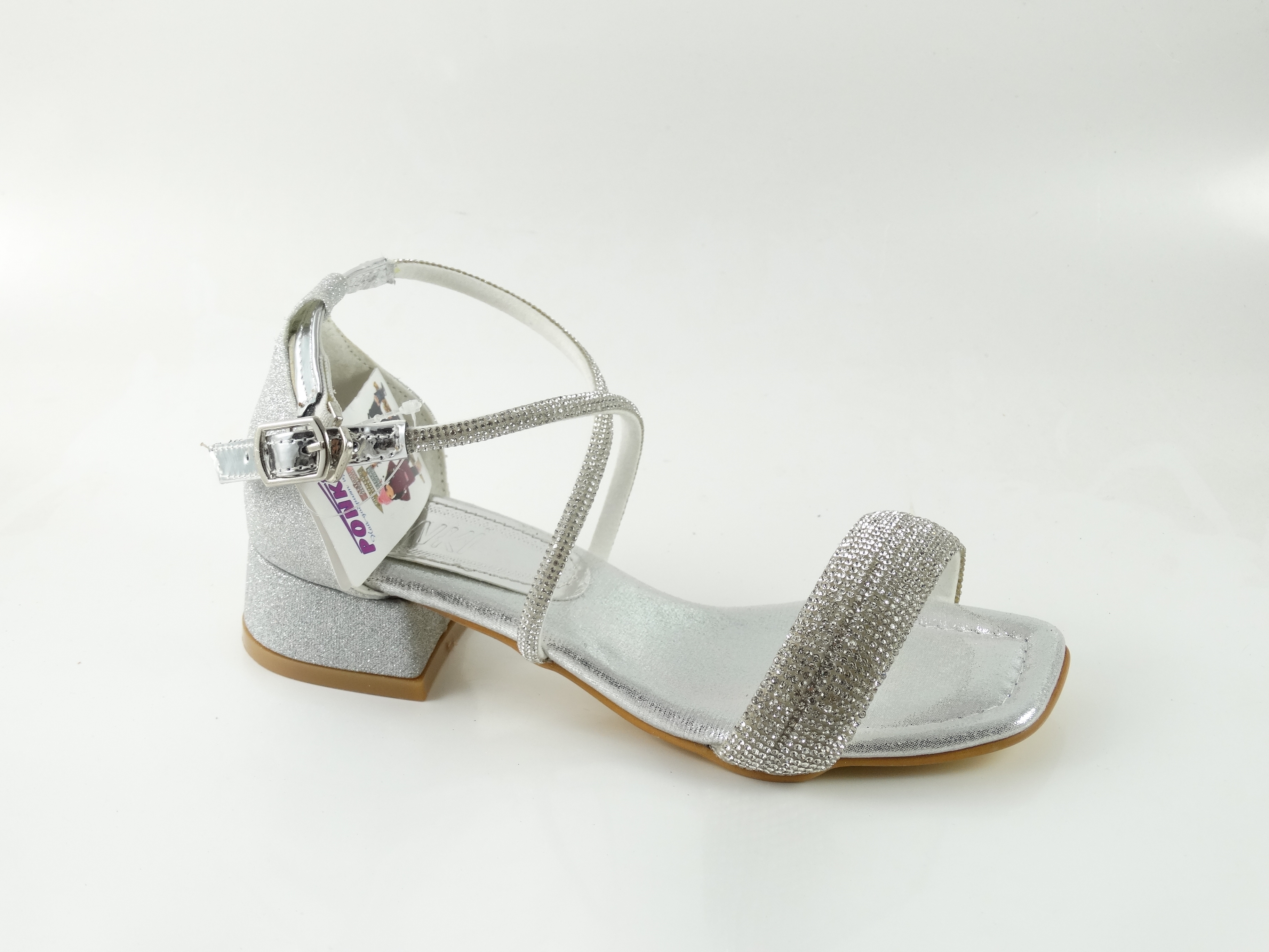 Детски сандали PONKI Glorya Silver №31-36