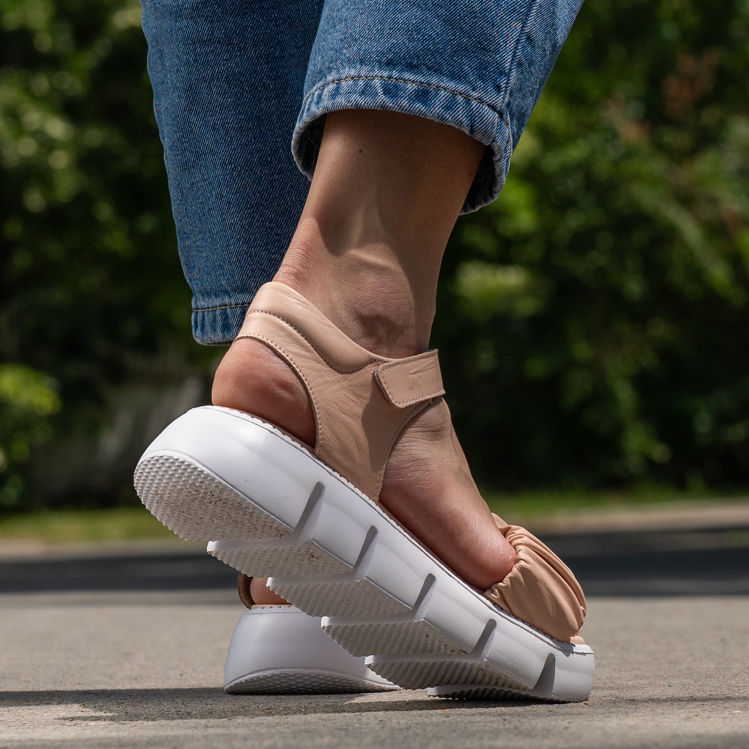 Детски сандали PONKI MELANGE SALMON №31-36