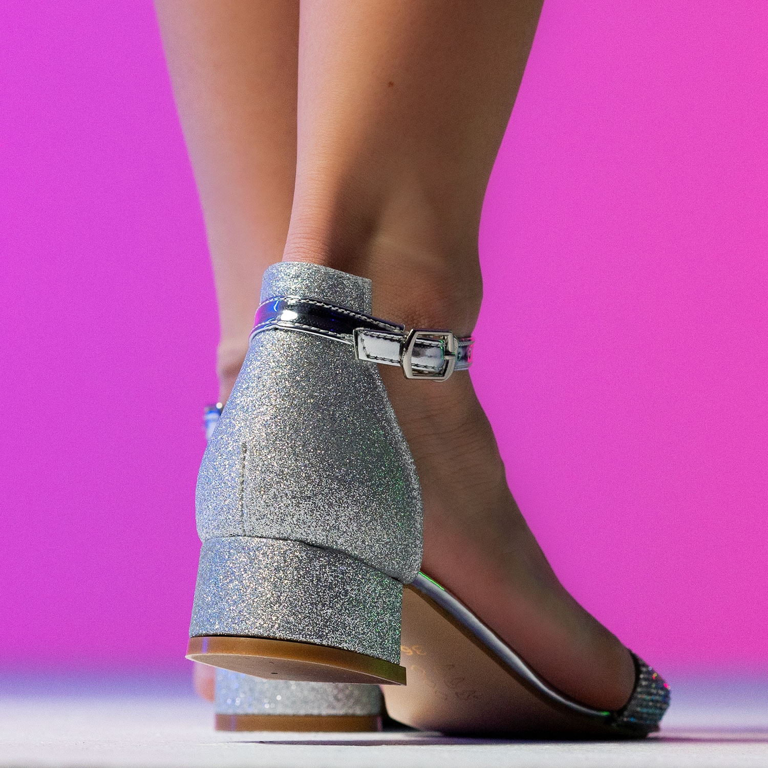 Детски сандали PONKI Pearl Silver- МА06-17 -  №31-36