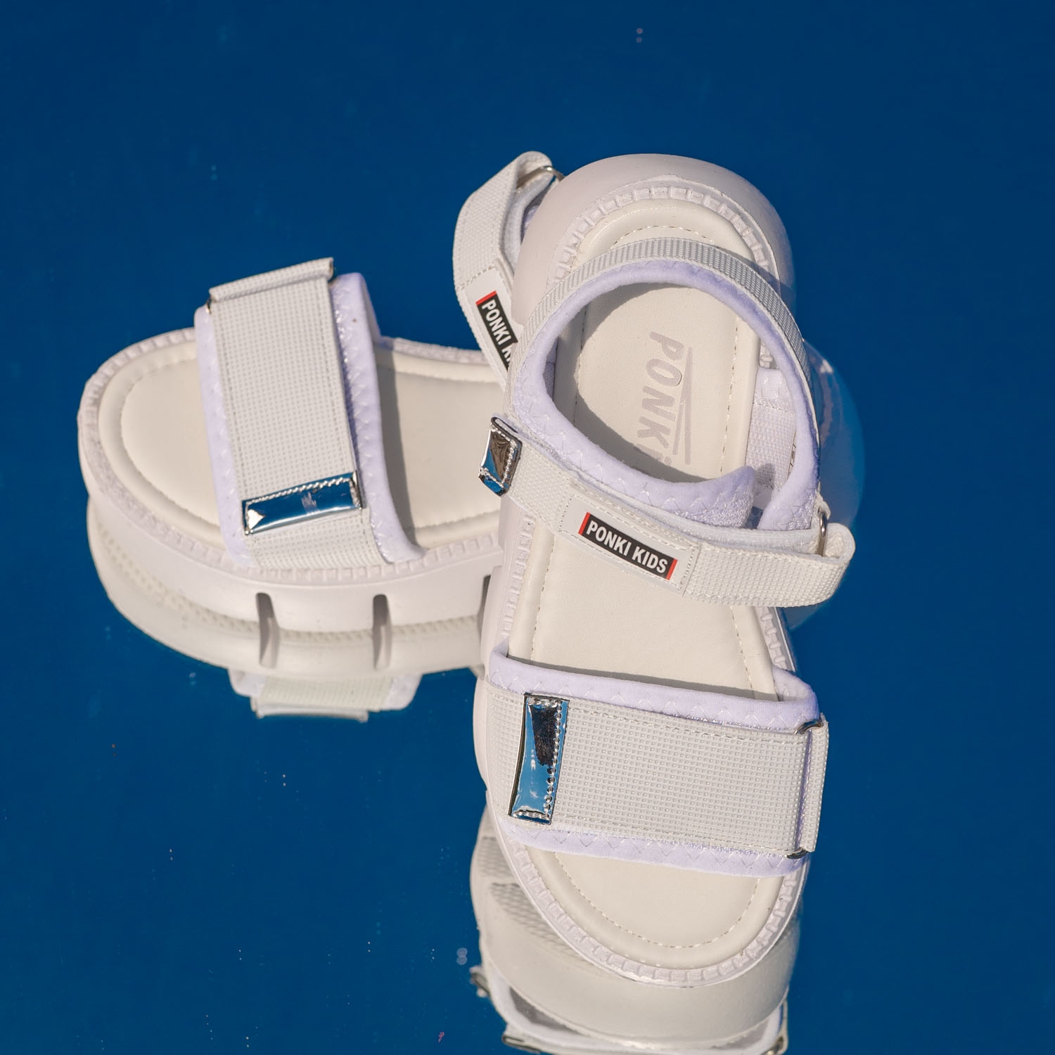 Детски сандали PONKI Sakura White №31-36