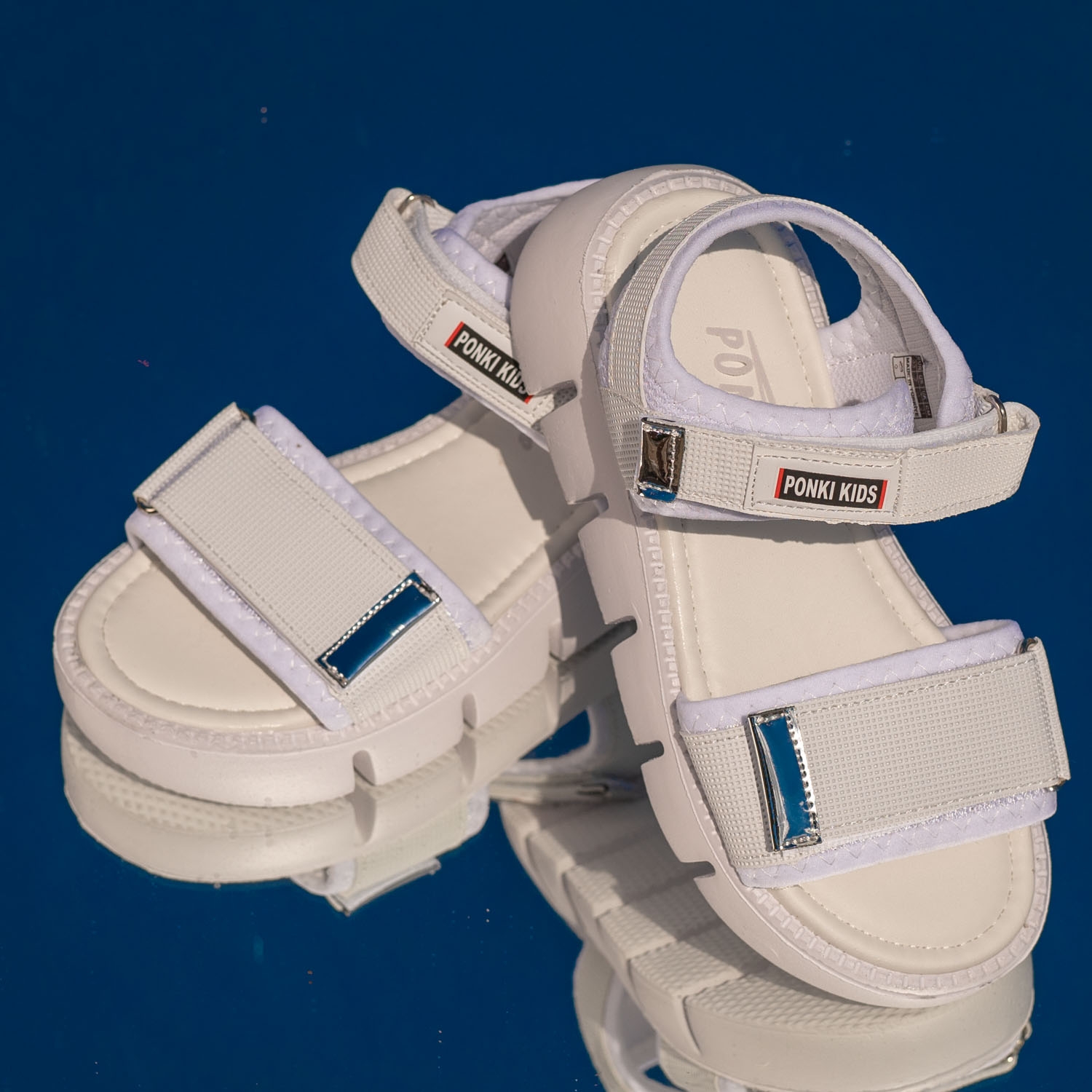 Детски сандали PONKI Sakura White №31-36