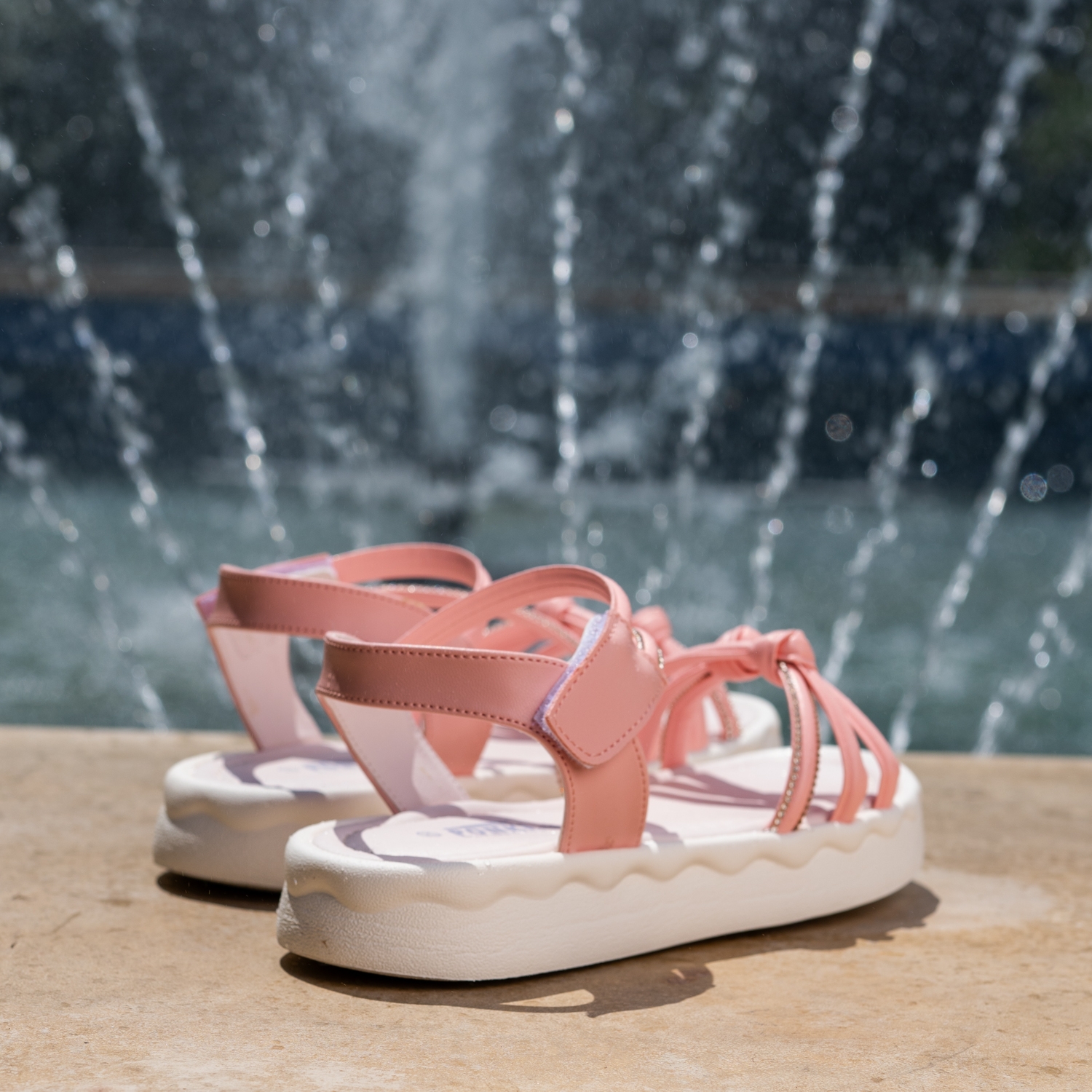 Детски сандали PONKI Summer Pearl Pink №26-30