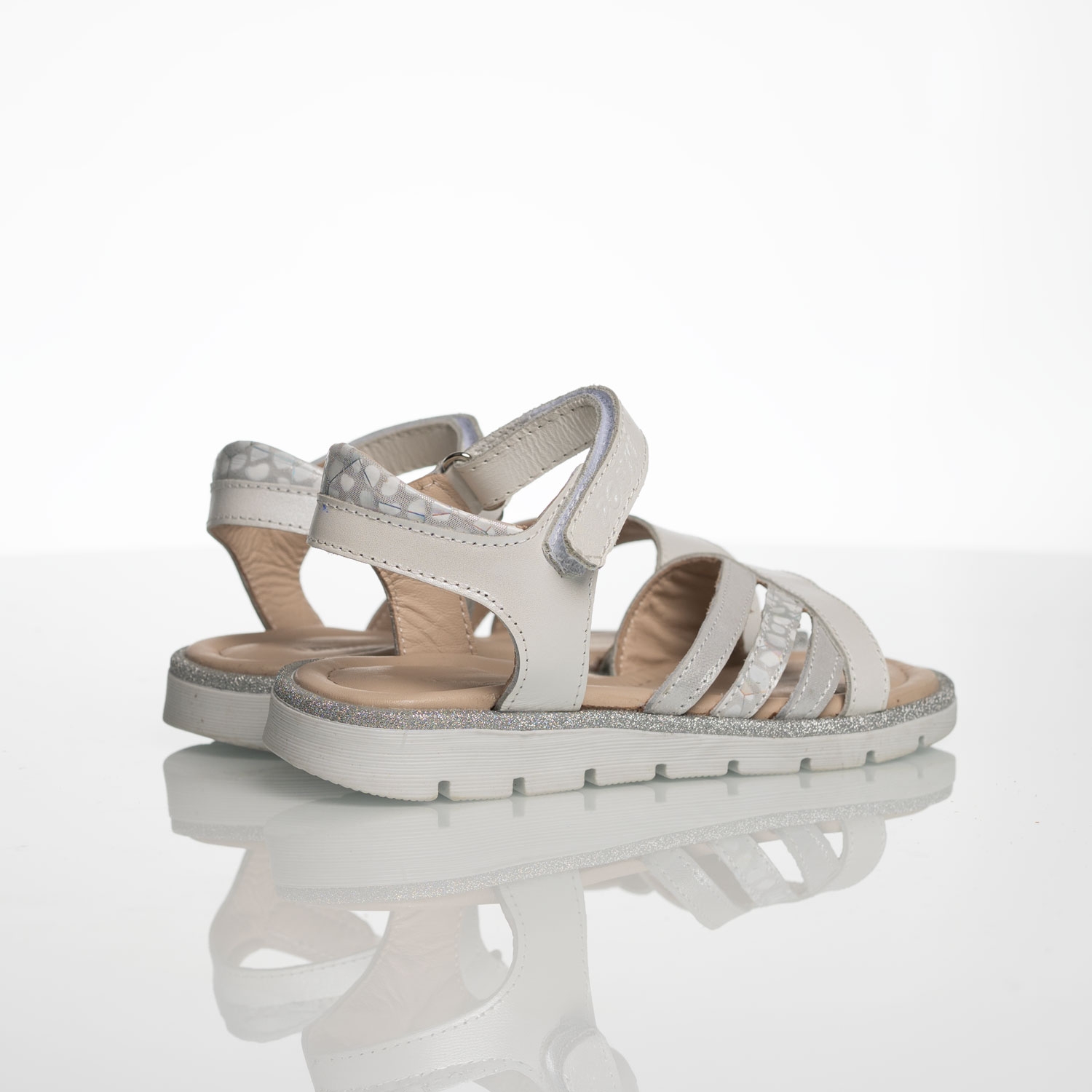 Детски сандали PONKI Velma White №26-30