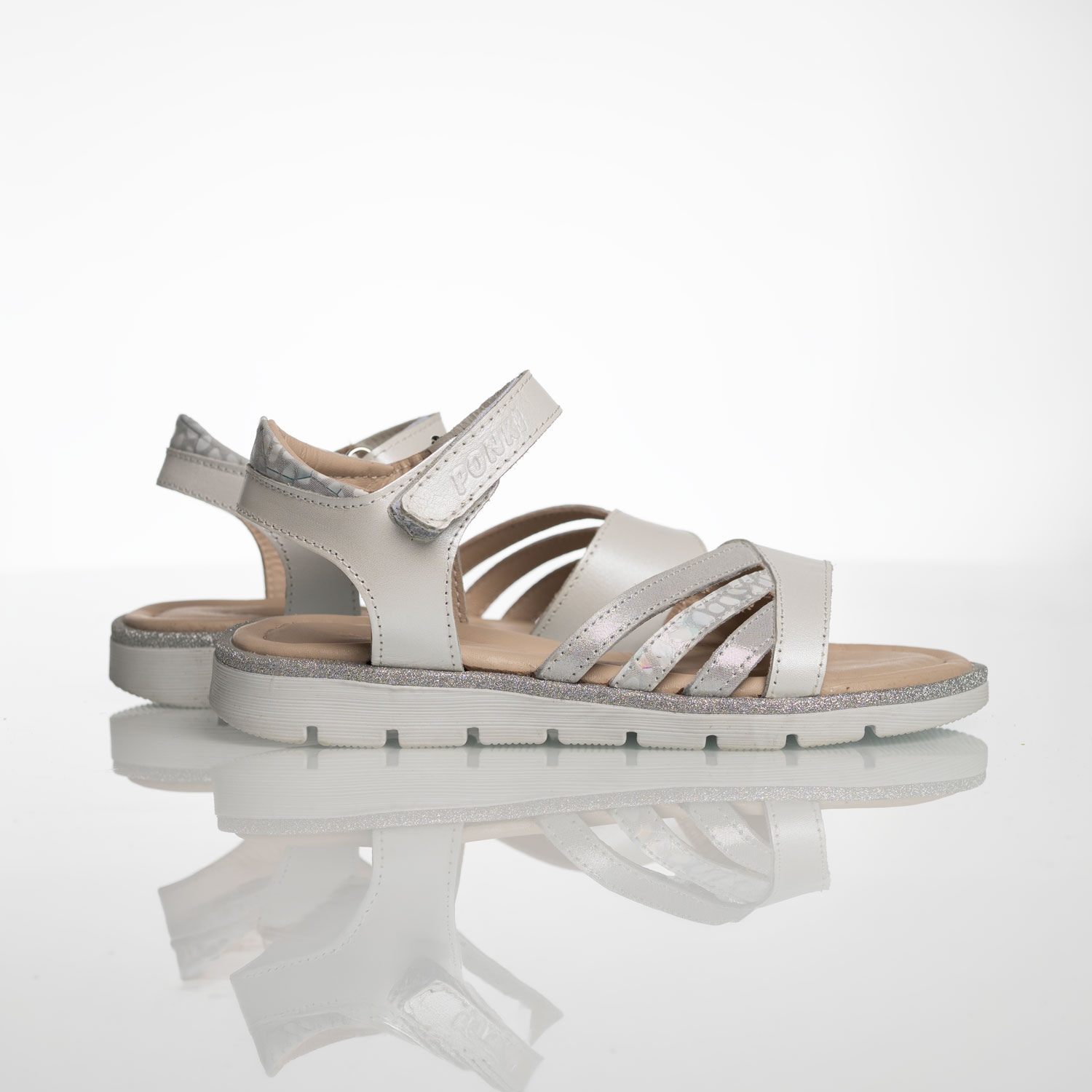 Детски сандали PONKI Velma White №26-30