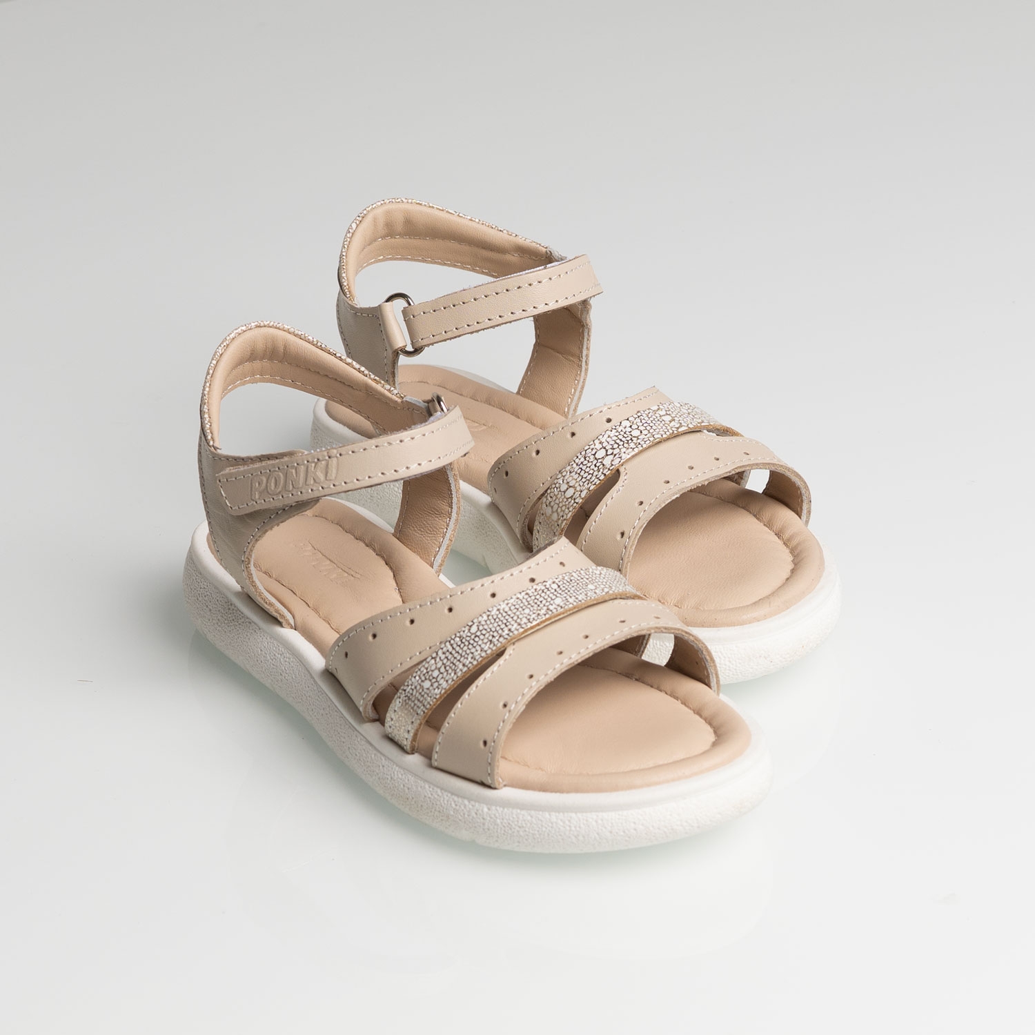 Детски сандали PONKI Verrisa Beige №26-30