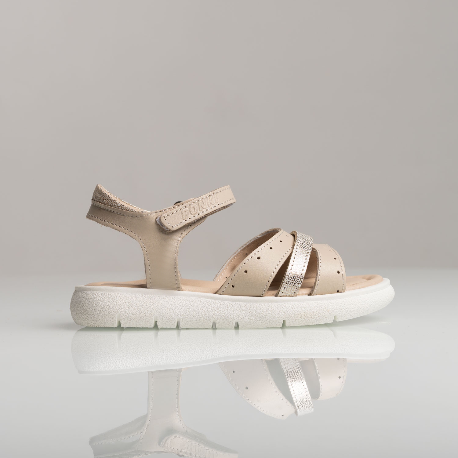 Детски сандали PONKI Verrisa Beige №31-36