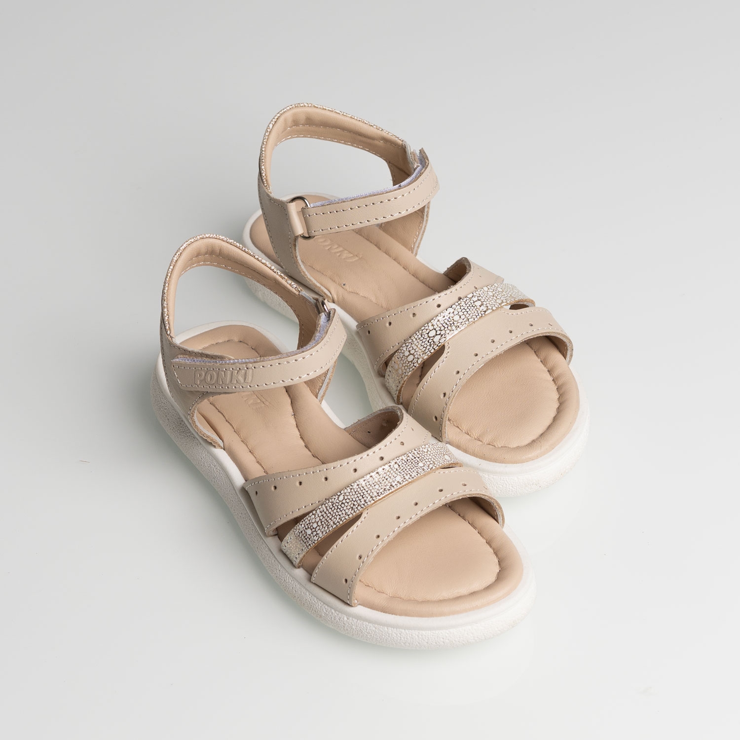 Детски сандали PONKI Verrisa Beige №31-36