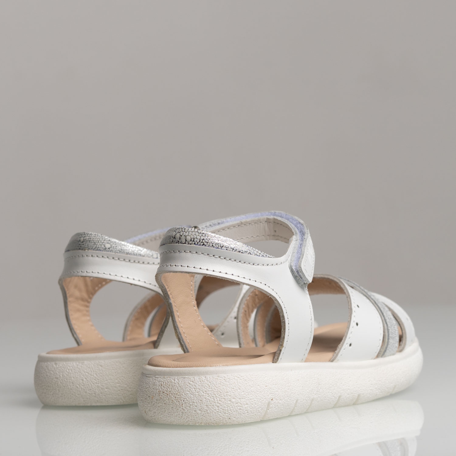 Детски сандали PONKI Verrisa White №31-36