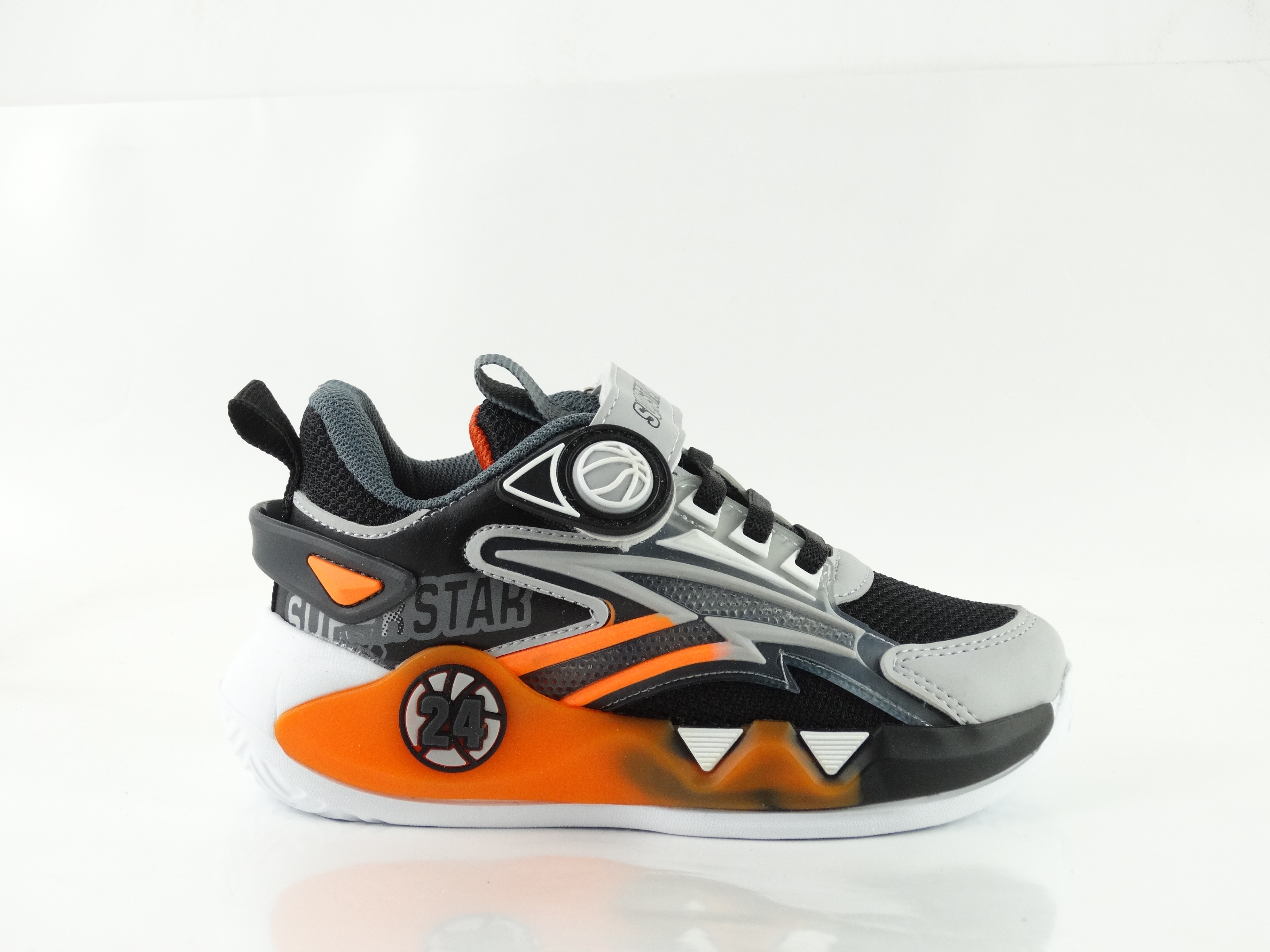 Детски сникърси SuperStar Grey / Black №26-30
