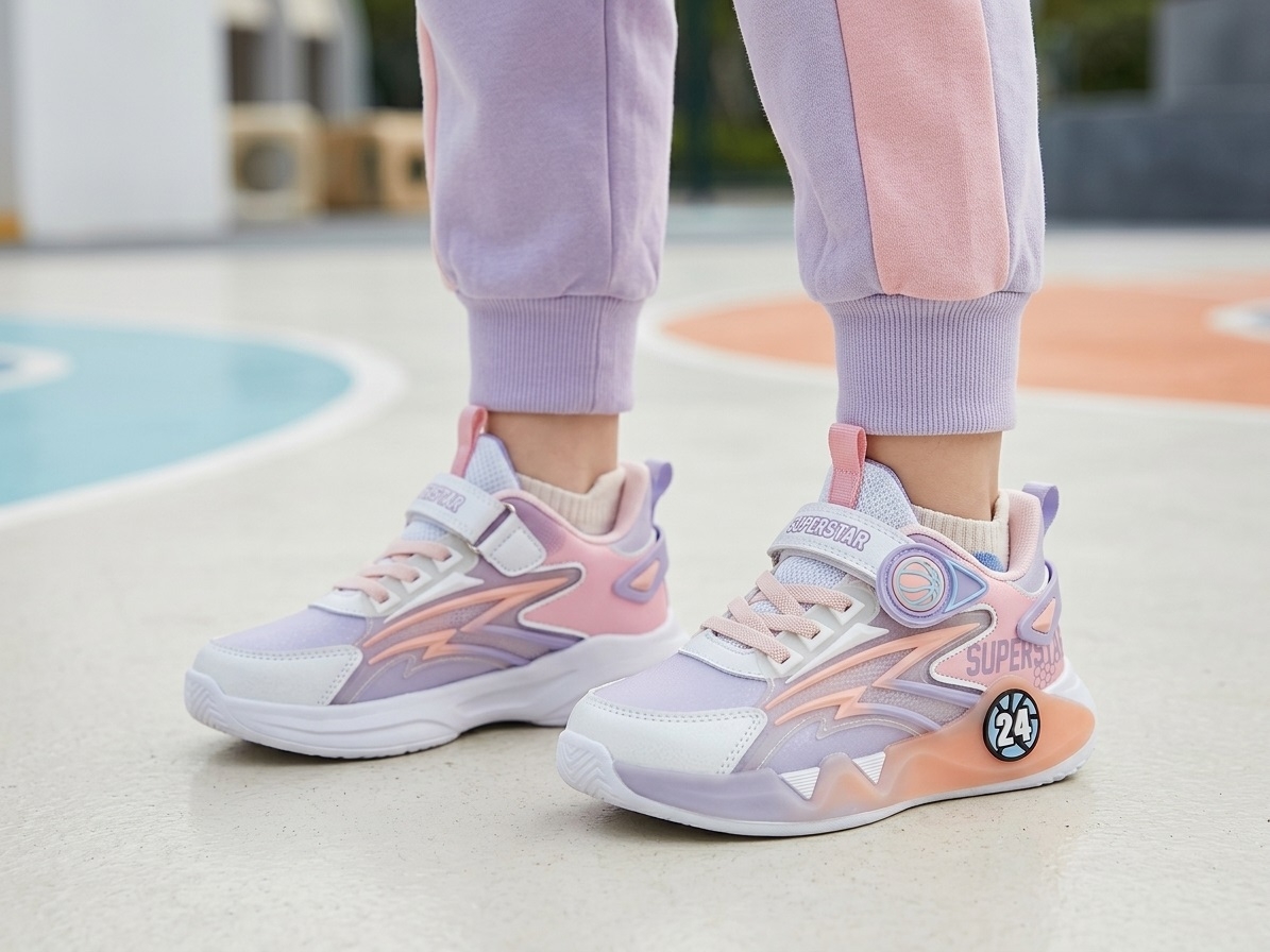 Детски сникърси SuperStar White / Purple  №31-35