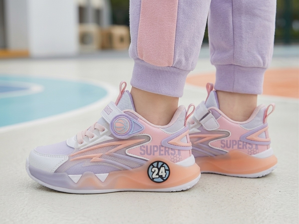 Детски сникърси SuperStar White / Purple  №31-35