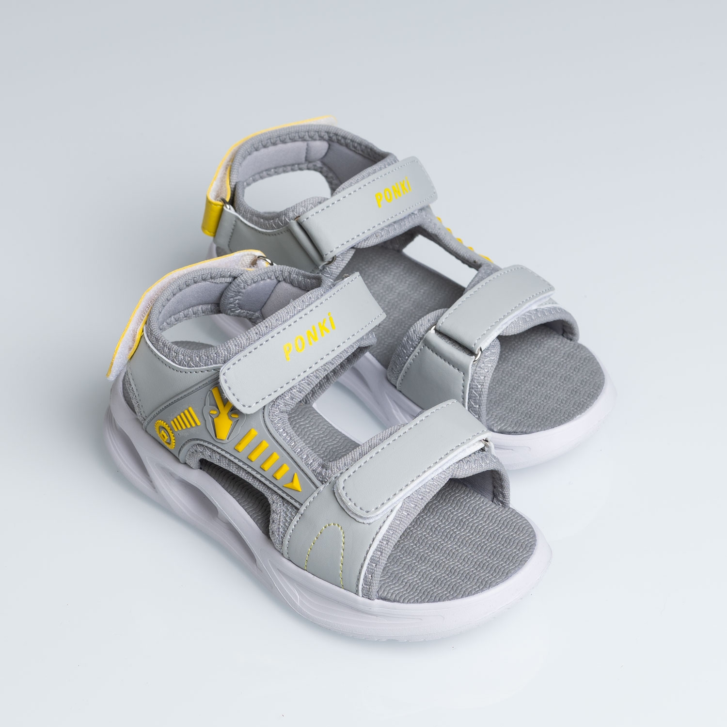Детски светещи сандали PONKI Cyber Grey №26-30