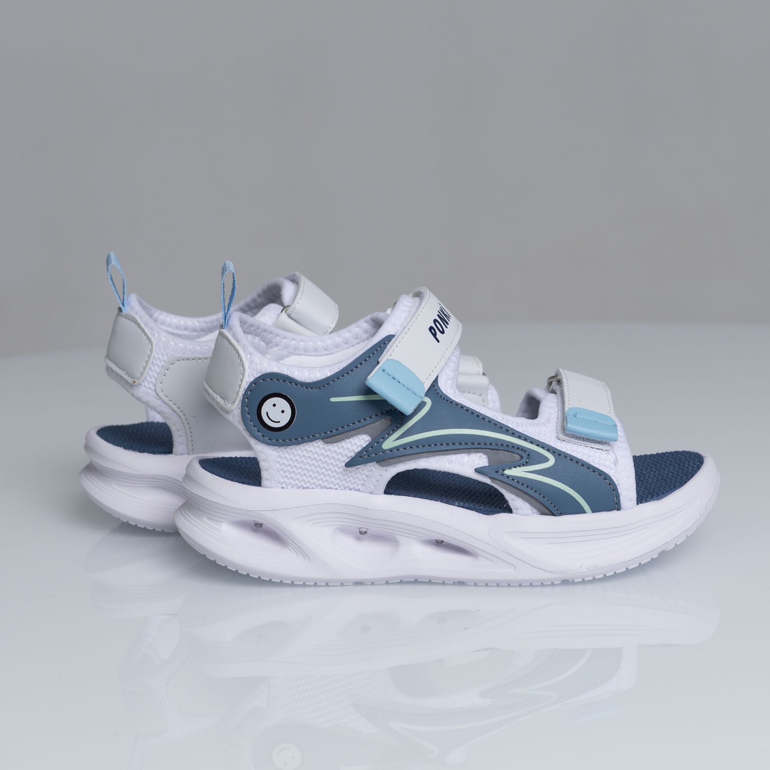 Детски светещи сандали PONKI Urban Wave White №26-30